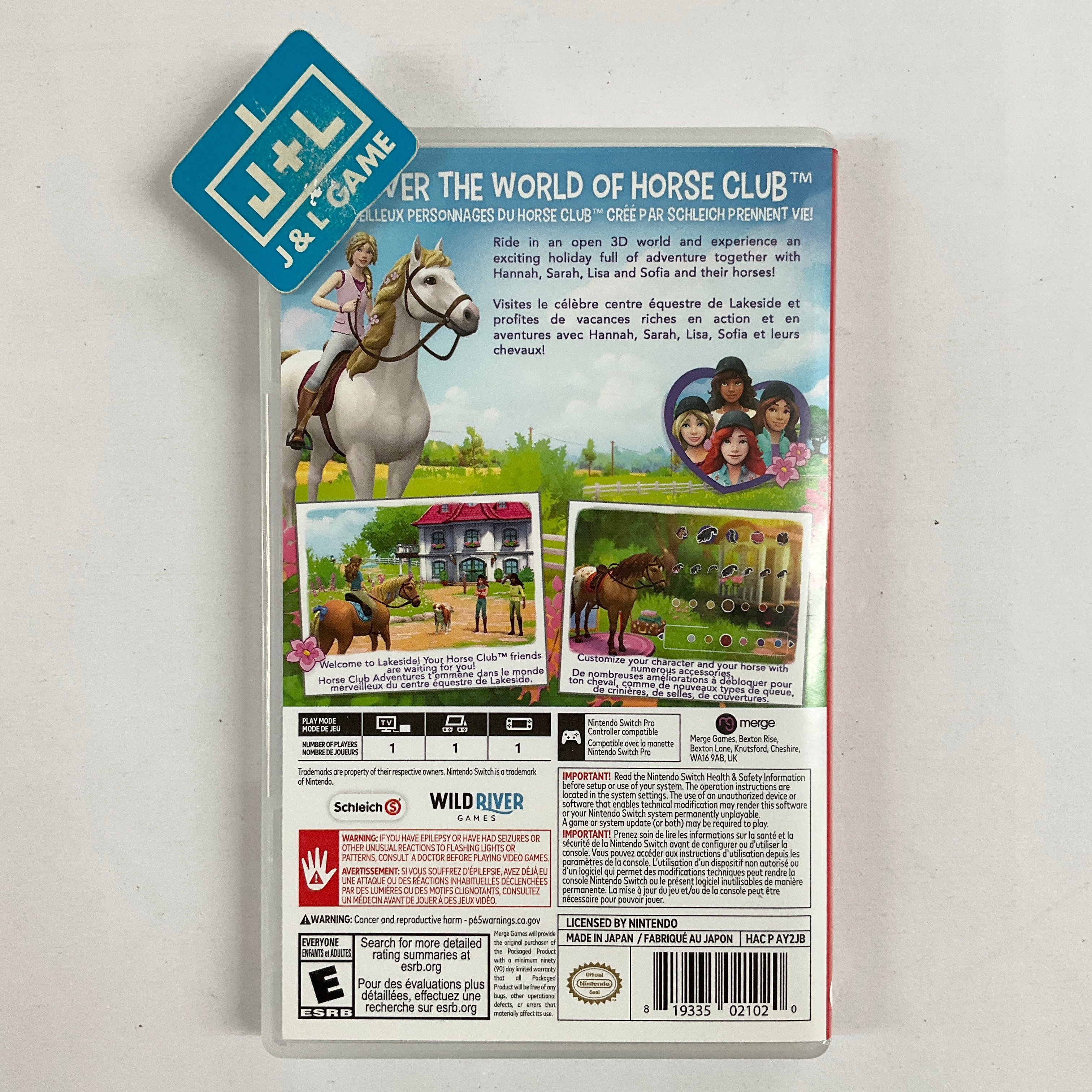 Horse Club Adventures - (NSW) Nintendo Switch [Pre-Owned] Video Games Merge Games   