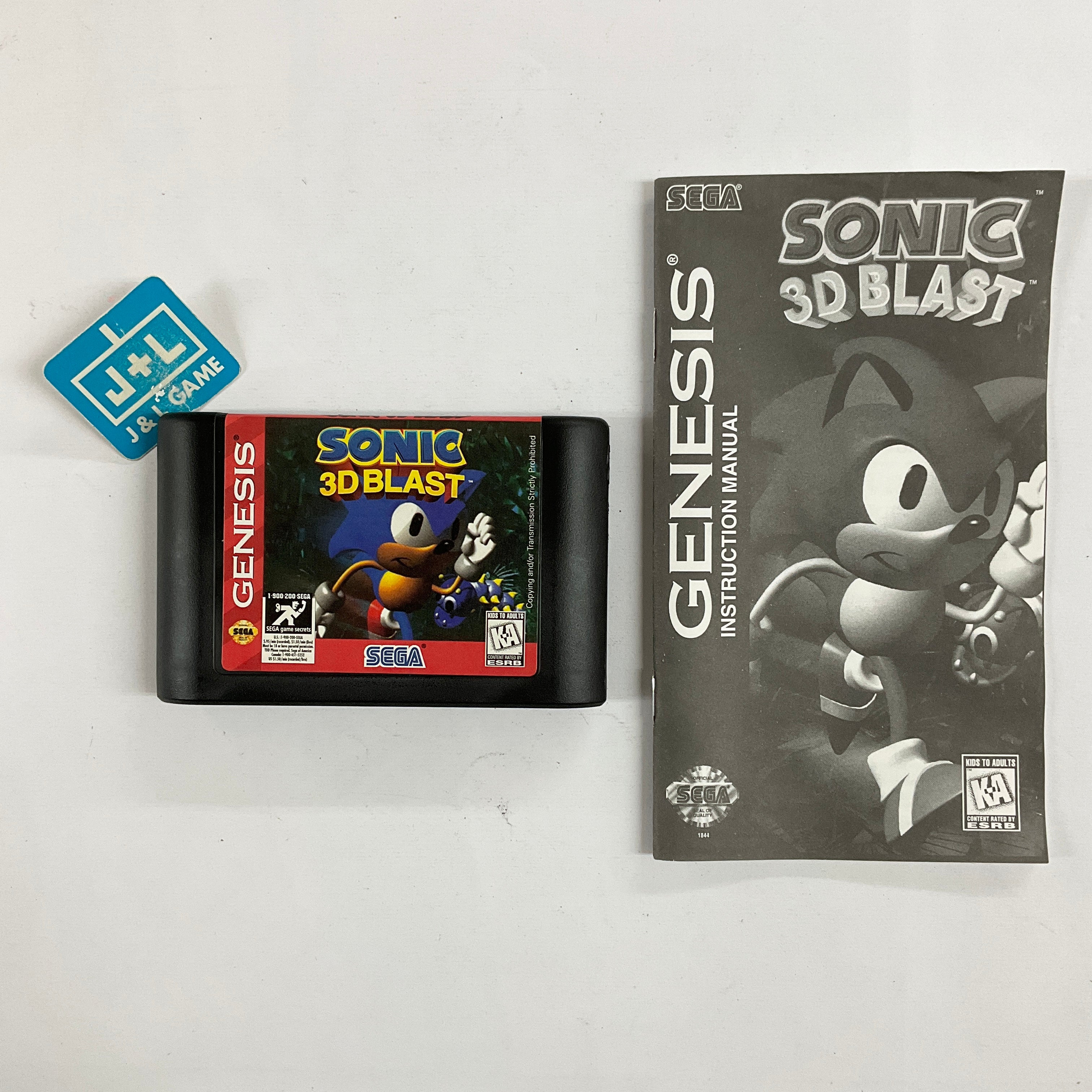 Sonic 3D Blast - (SG) SEGA Genesis [Pre-Owned] Video Games Sega   