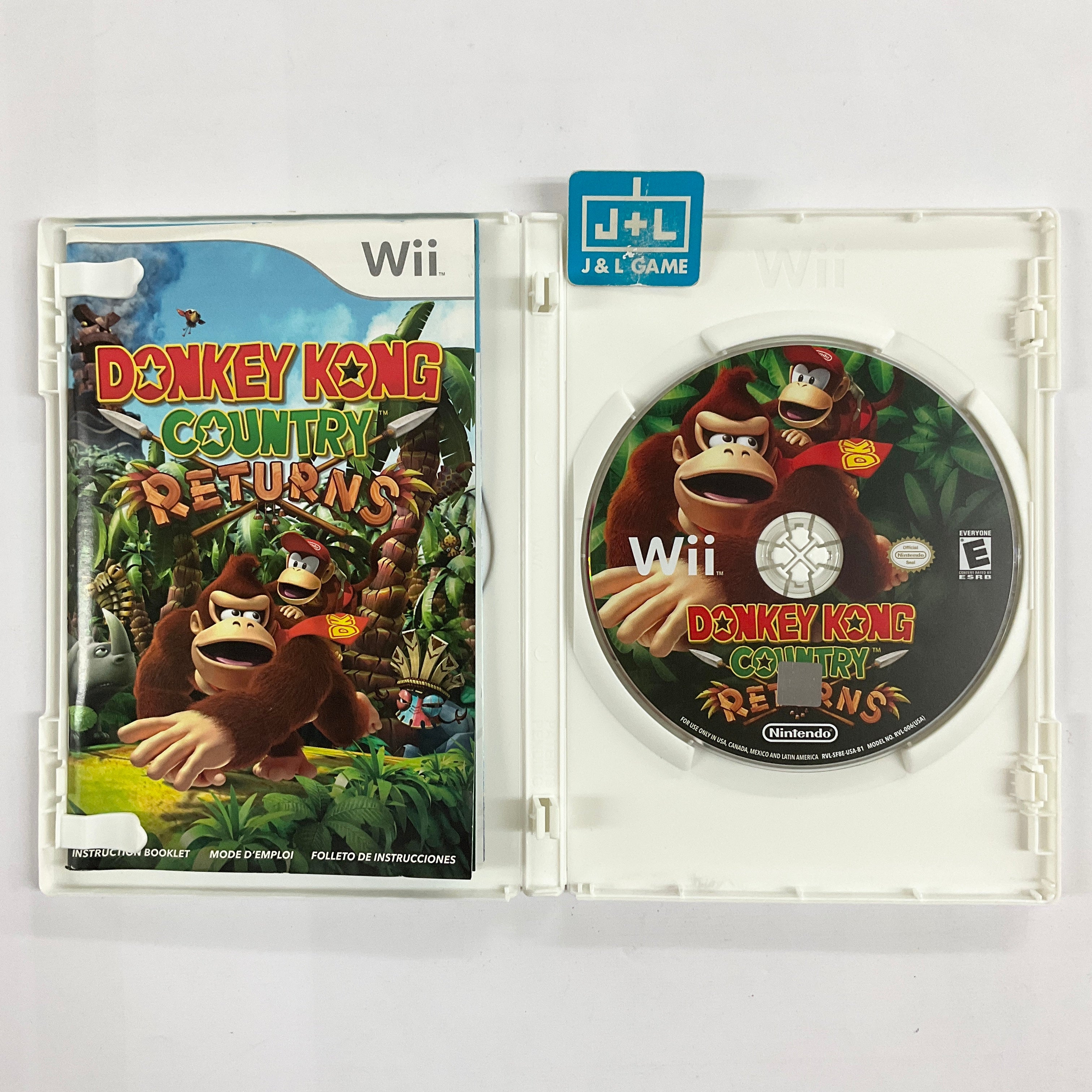 Donkey Kong Country Returns - Nintendo Wii [Pre-Owned] Video Games Nintendo   