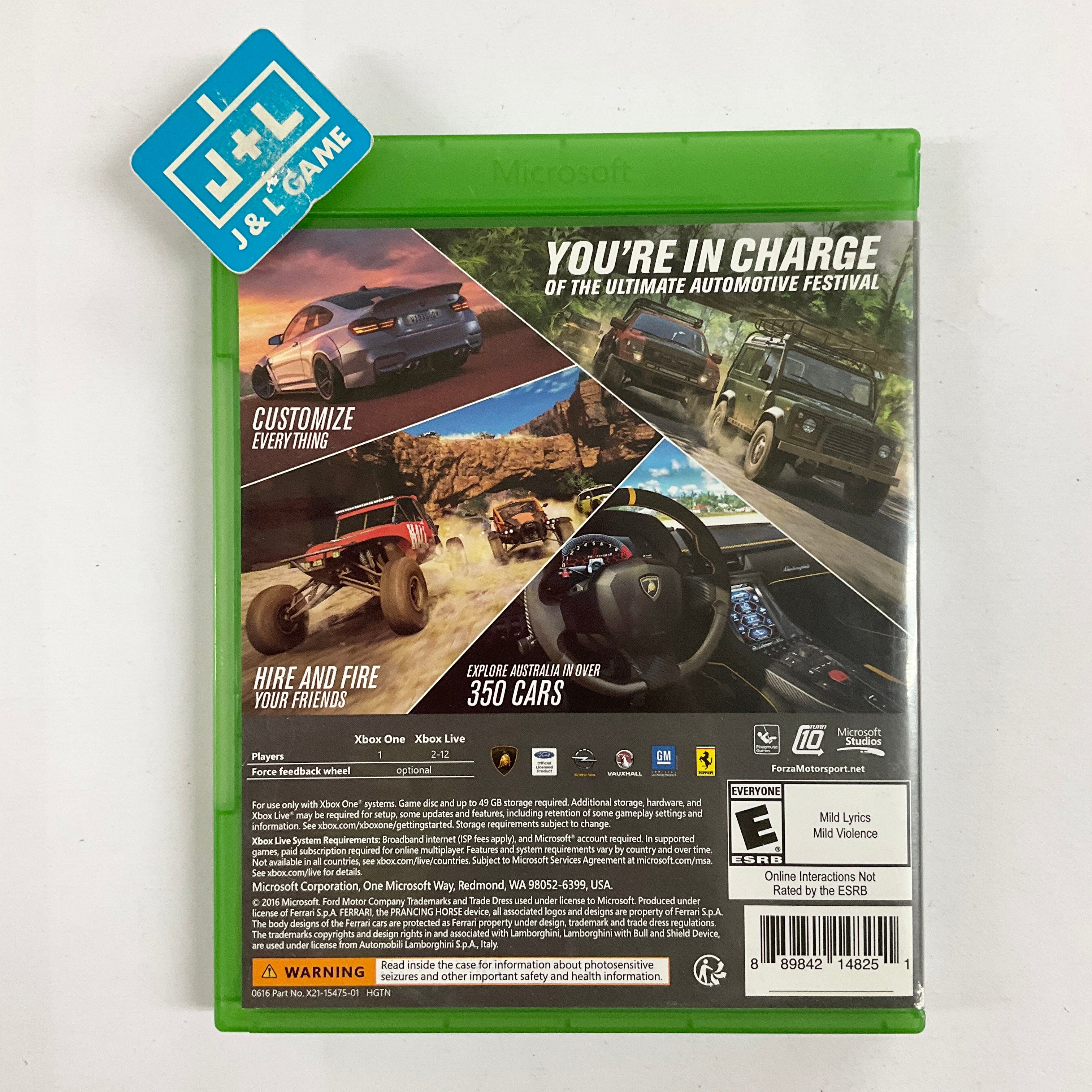 Forza Horizon 3 - (XB1) Xbox One [Pre-Owned] Video Games Microsoft Game Studios   