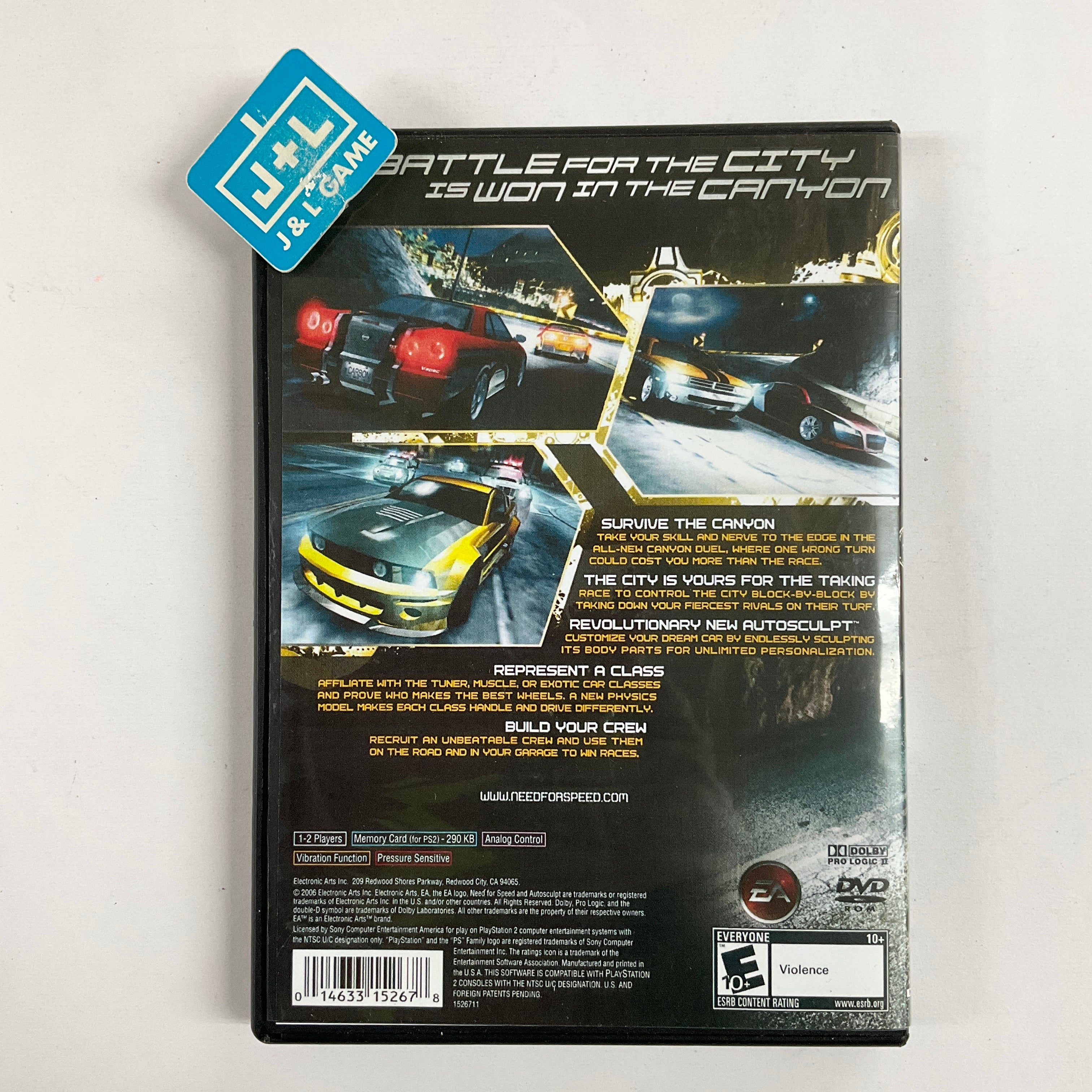 Need for Speed Carbon - (PS2) PlayStation 2 [Pre-Owned] Video Games EA Games   