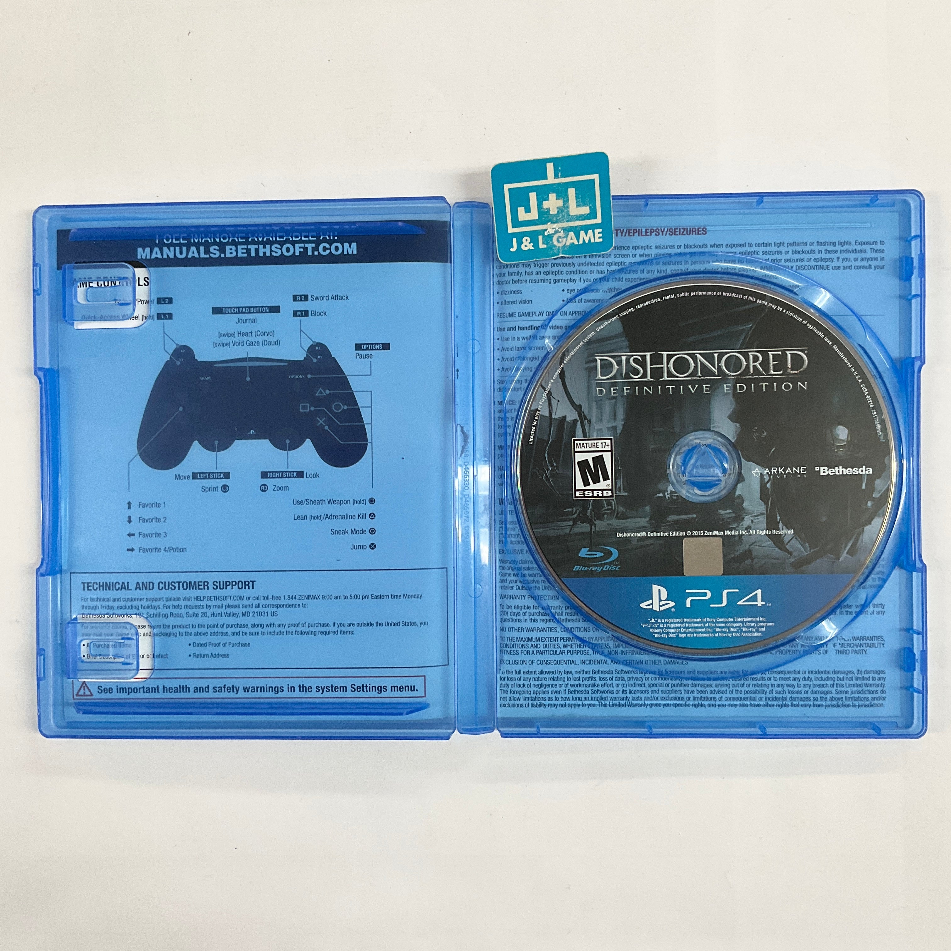 Dishonored: Definitive Edition - (PS4) PlayStation 4 [Pre-Owned] Video Games Bethesda Softworks   