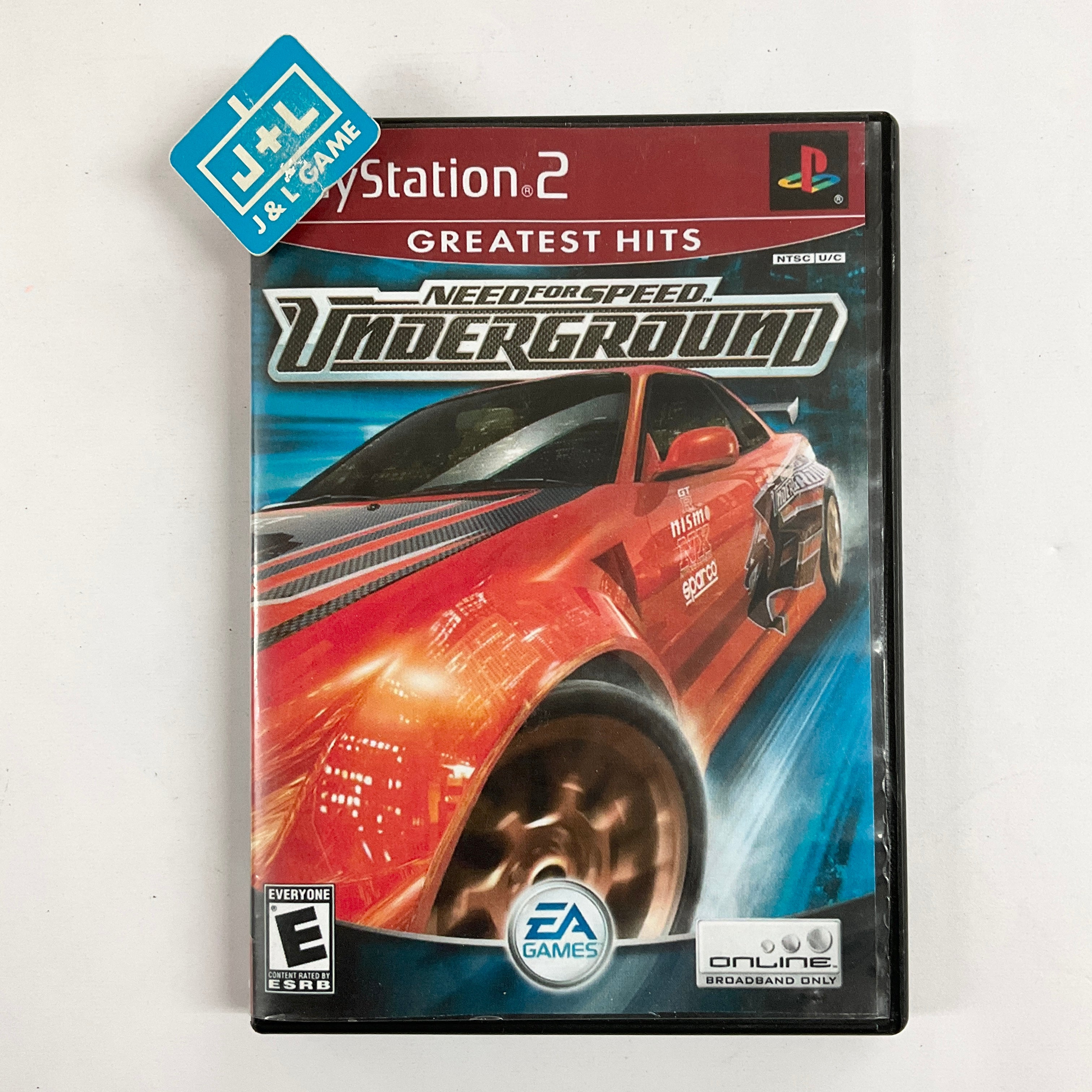 Need for Speed: Underground (Greatest Hits) - (PS2) PlayStation 2 [Pre-Owned] Video Games Electronic Arts   