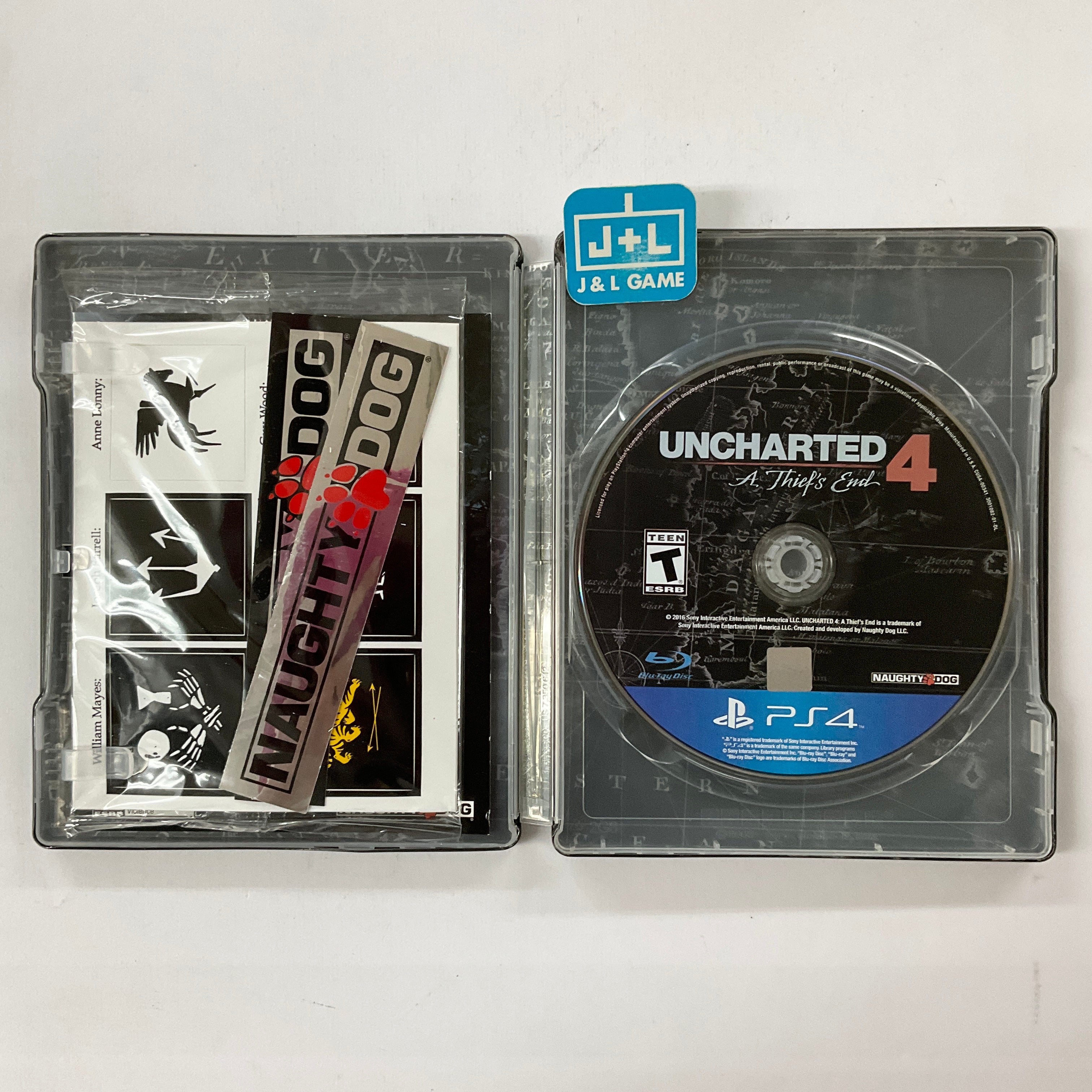 Uncharted 4: A Thief's End (Special Edition) - (PS4) PlayStation 4 [Pre-Owned] Video Games SCEA   