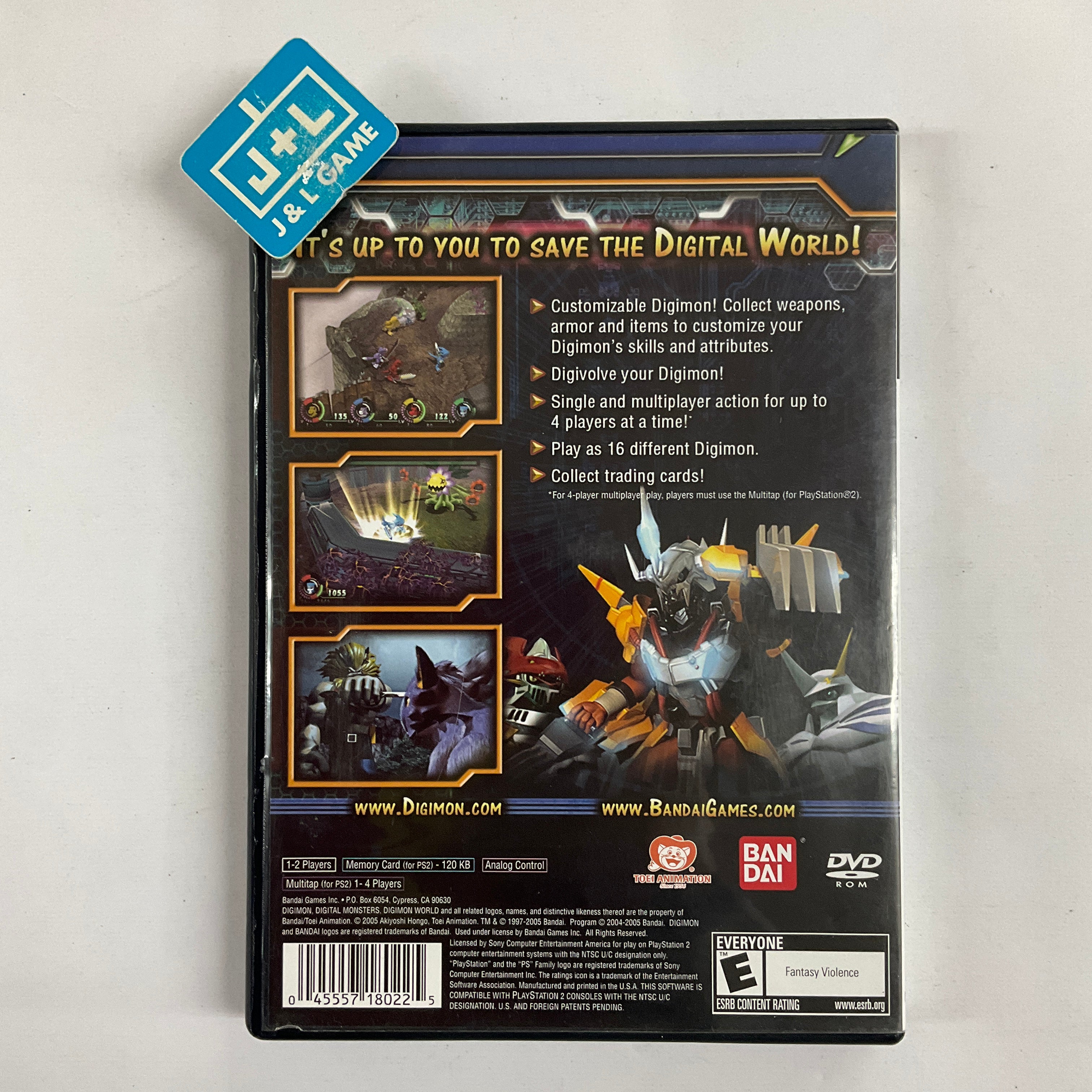 Digimon World 4 - (PS2) Playstation 2 [Pre-Owned] Video Games BANDAI NAMCO Entertainment   