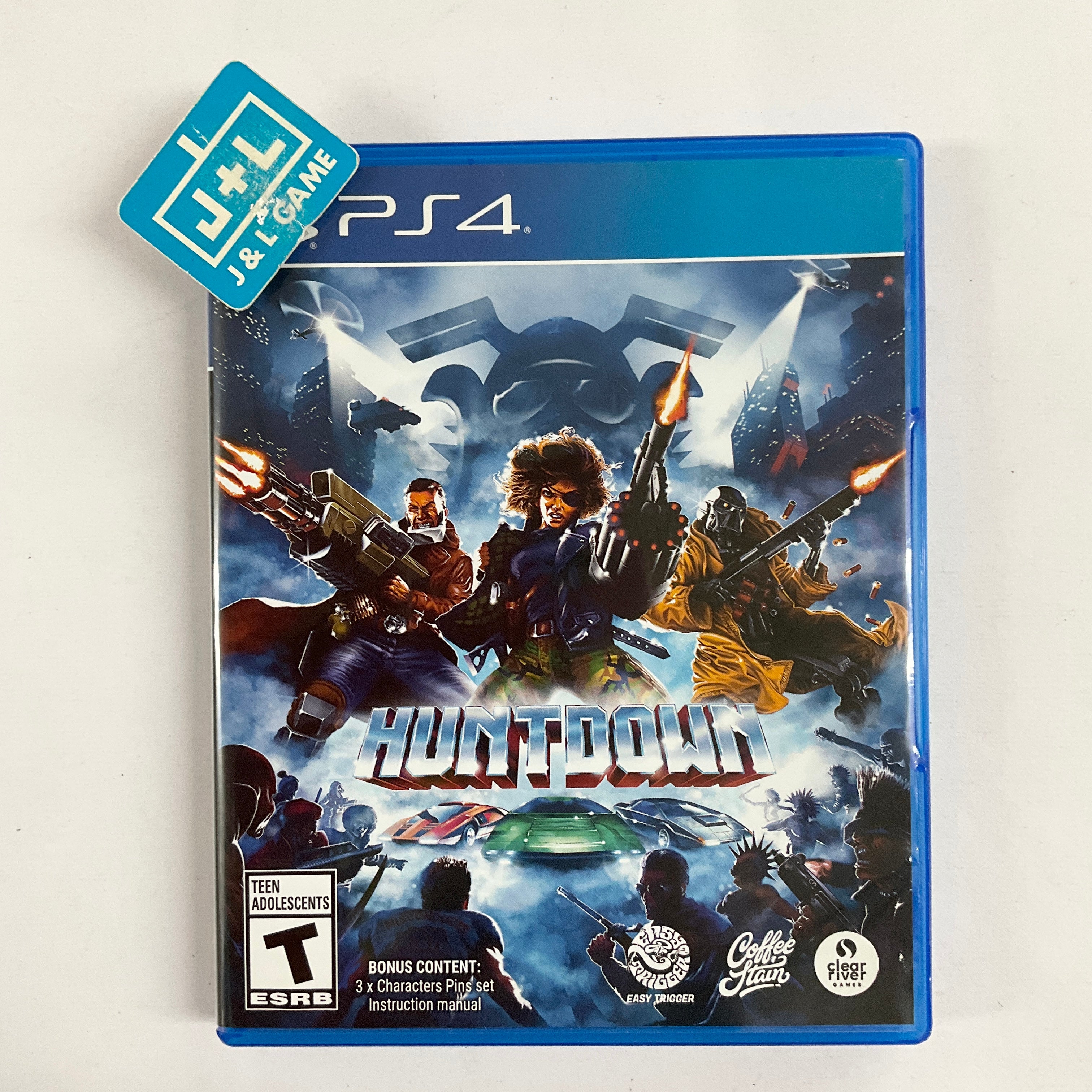 Huntdown - (PS4) PlayStation 4 [Pre-Owned] Video Games Crescent Marketing and Distribution   