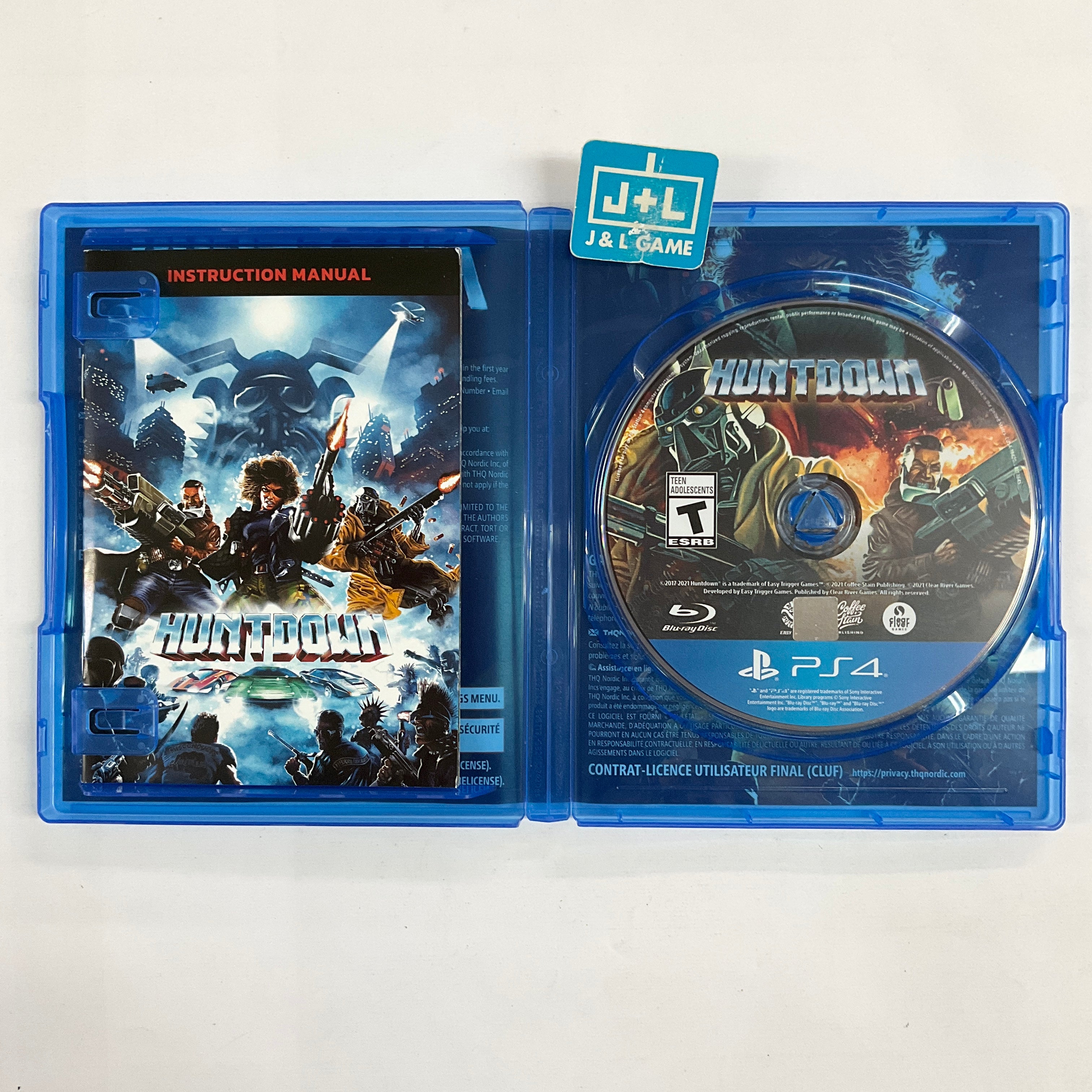 Huntdown - (PS4) PlayStation 4 [Pre-Owned] Video Games Crescent Marketing and Distribution   