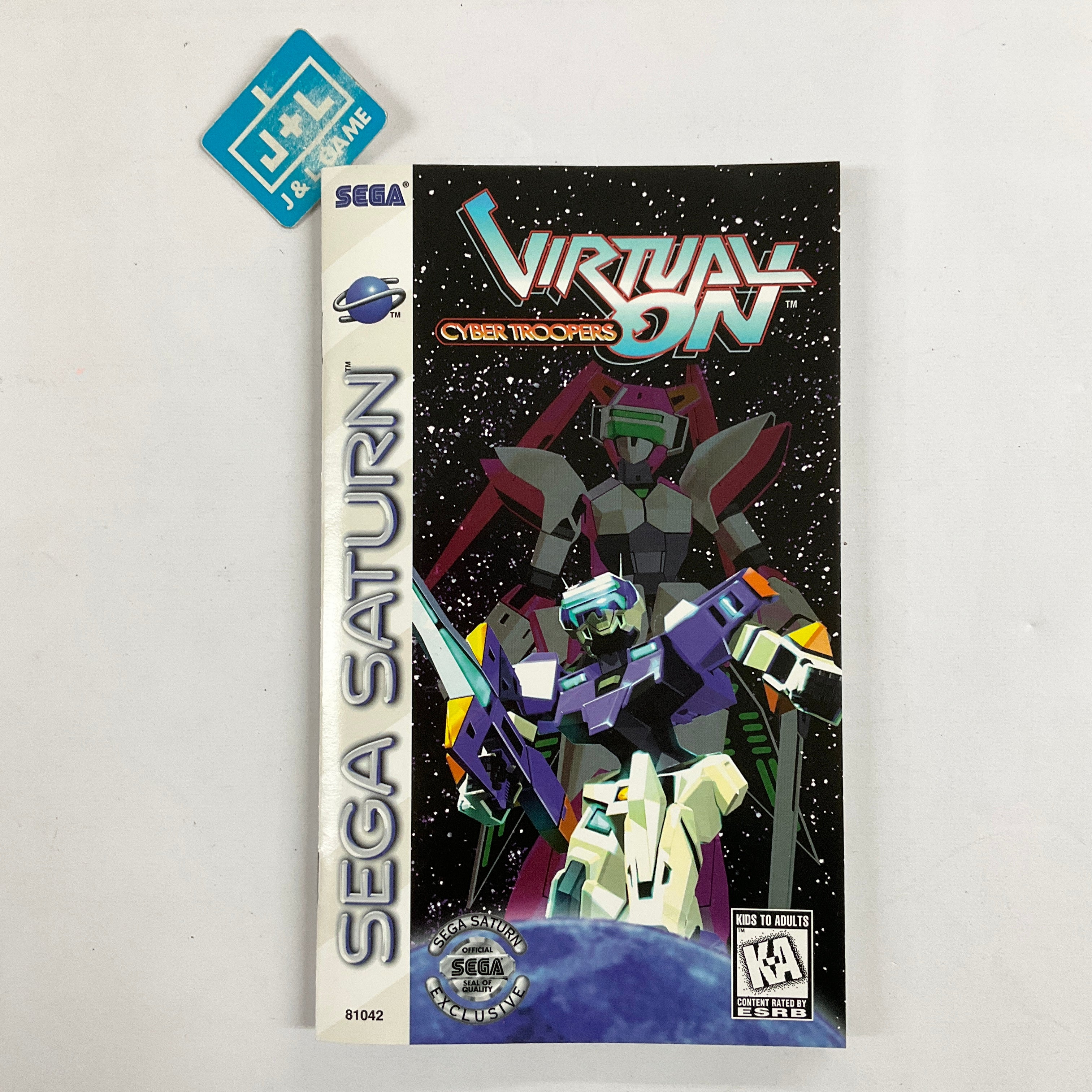 Virtual-On: Cyber Troopers - (SS) SEGA Saturn [Pre-Owned] Video Games Sega   