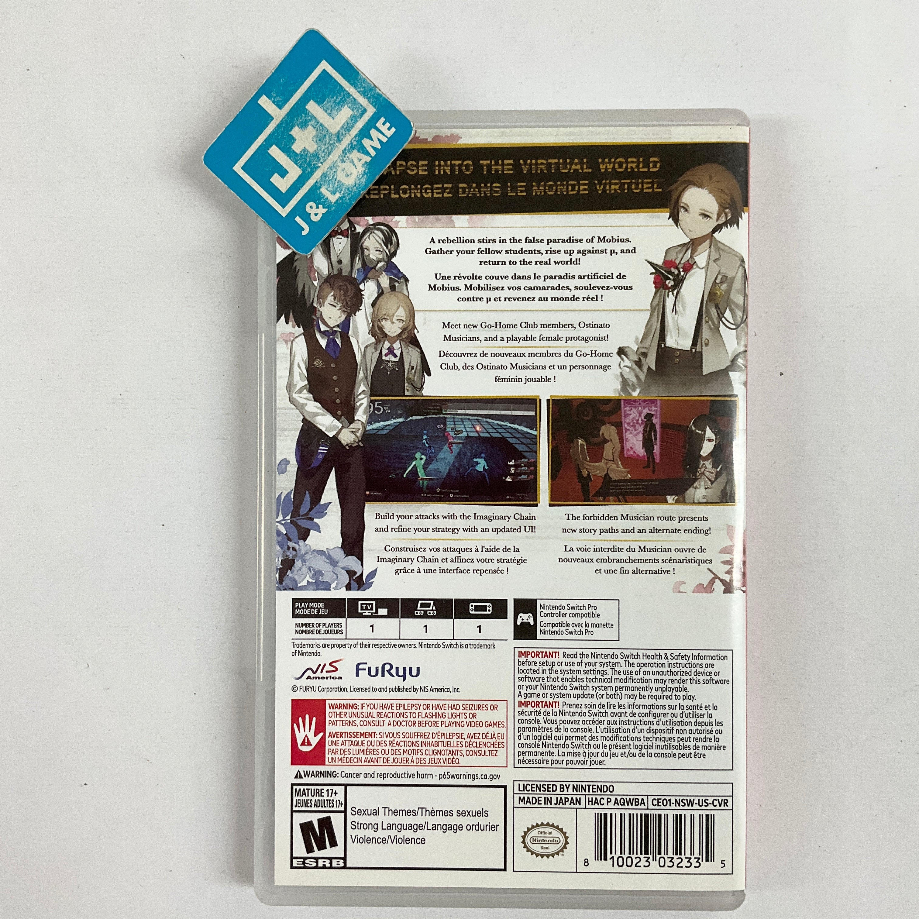 The Caligula Effect: Overdose - (NSW) Nintendo Switch [Pre-Owned] Video Games NIS America   