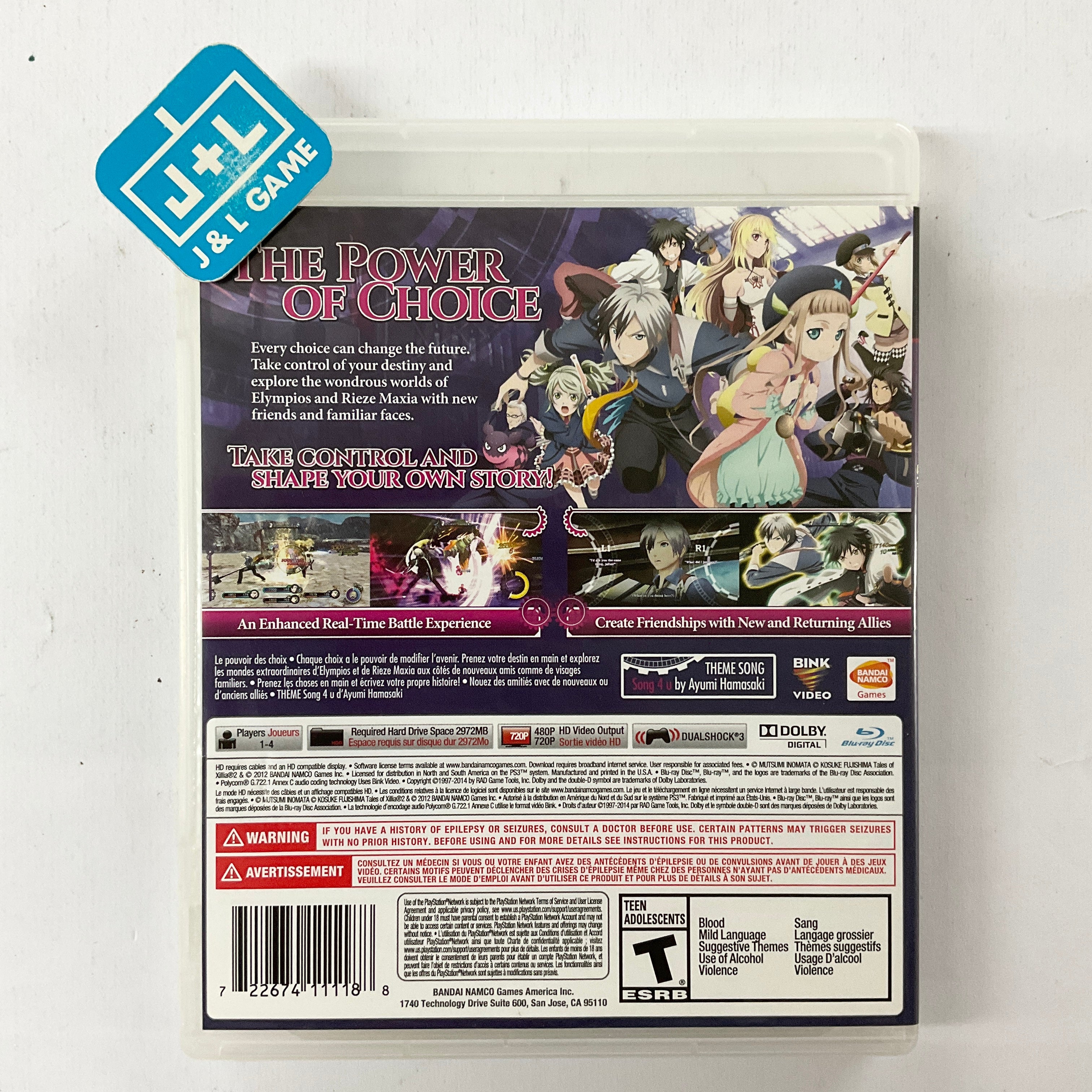 Tales of Xillia 2 - (PS3) PlayStation 3 [Pre-Owned] Video Games Bandai Namco Games   