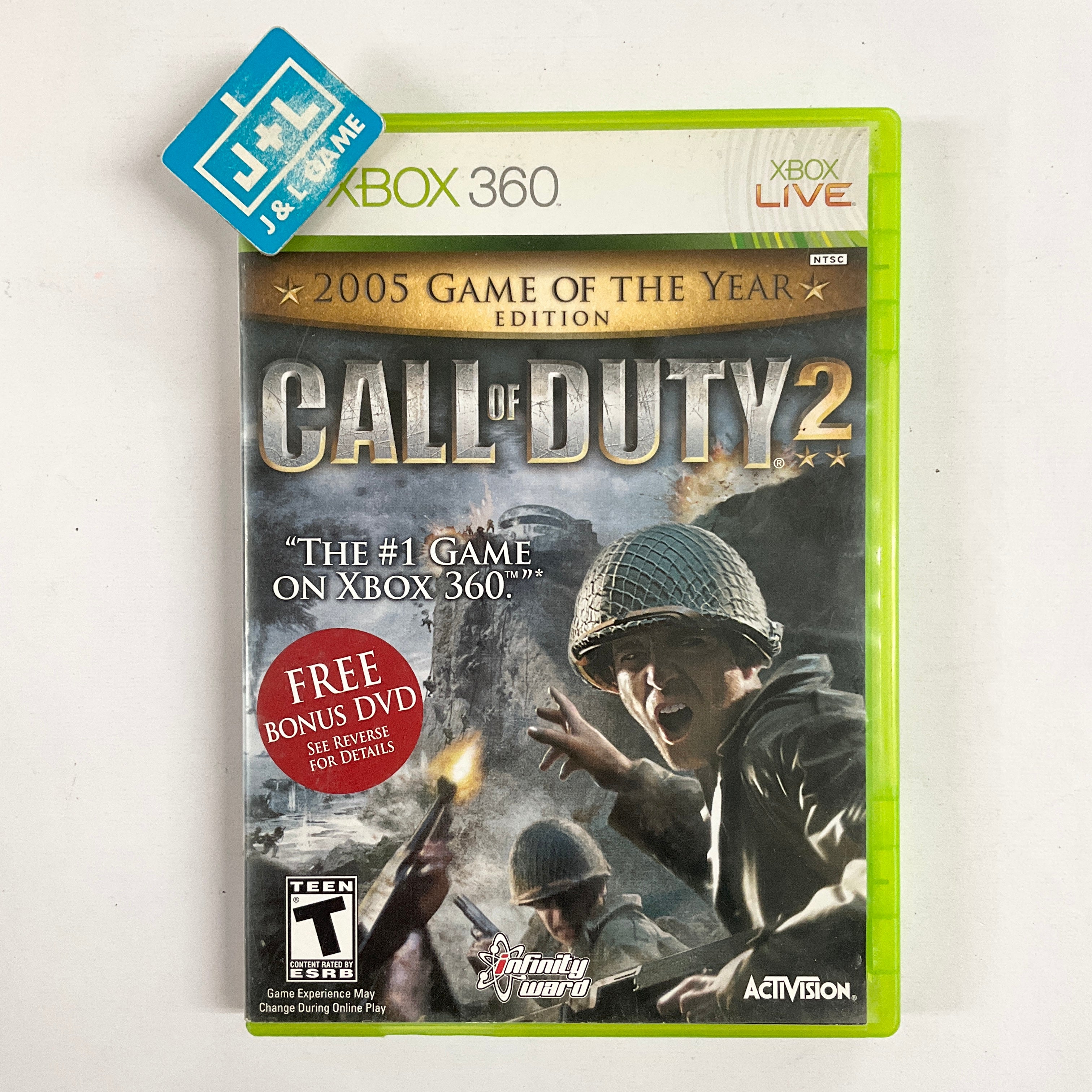 Call of Duty 2 (Game of the Year Edition) - Xbox 360 [Pre-Owned] Video Games Activision   