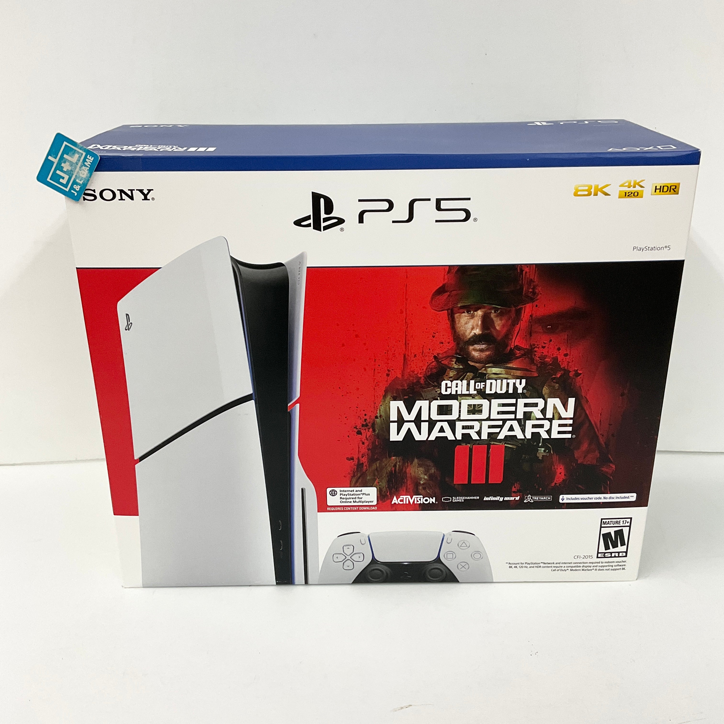 SONY PlayStation 5 Slim Disc Edition Console (Call of Duty® Modern Warfare® III Bundle) - (PS5) Playstation 5 Consoles Sony   