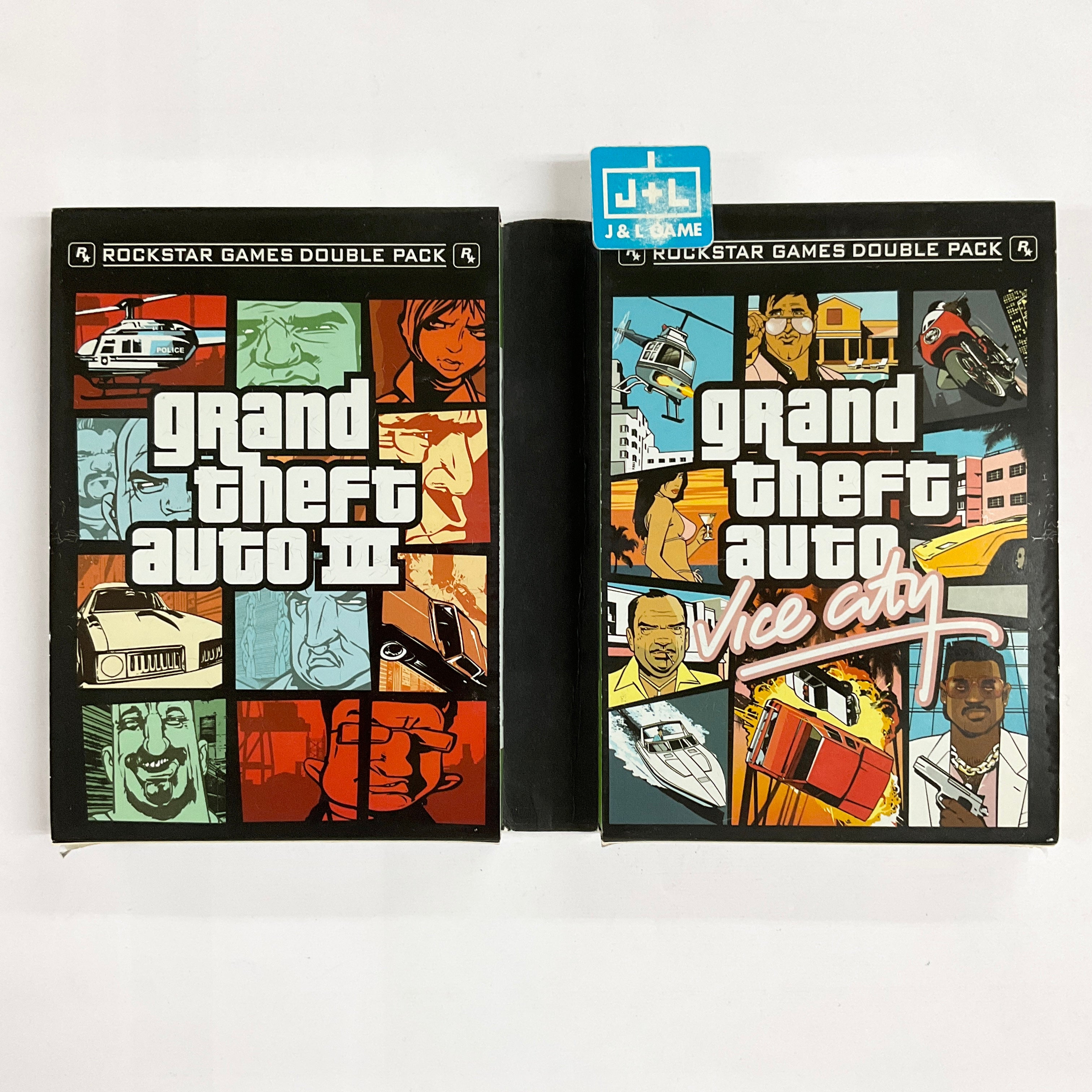 Grand Theft Auto Double Pack - Xbox [Pre-Owned] Video Games Rockstar Games   