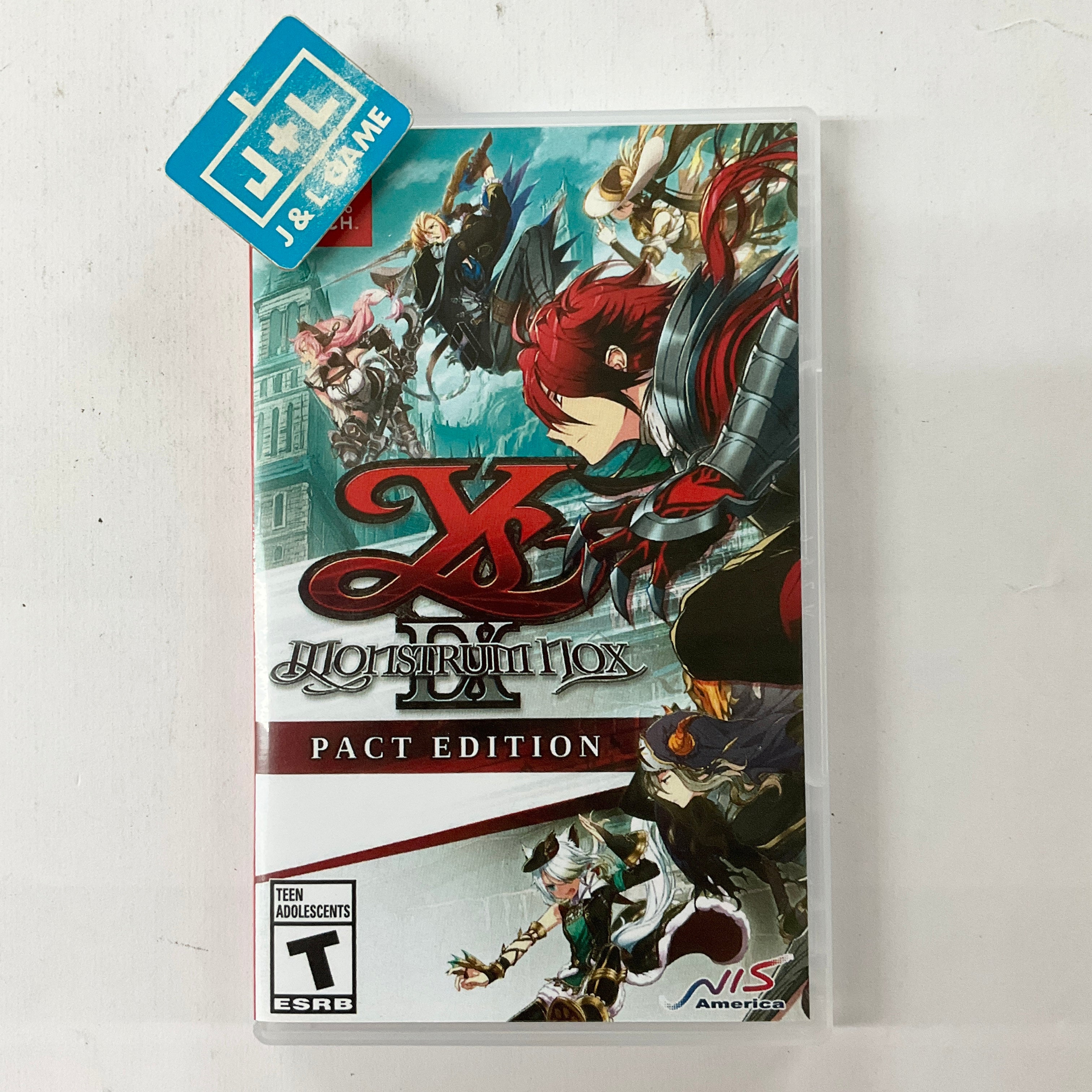 Ys IX: Monstrom Nox (Pact Edition) - (NSW) Nintendo Switch [Pre-Owned] Video Games NIS America   