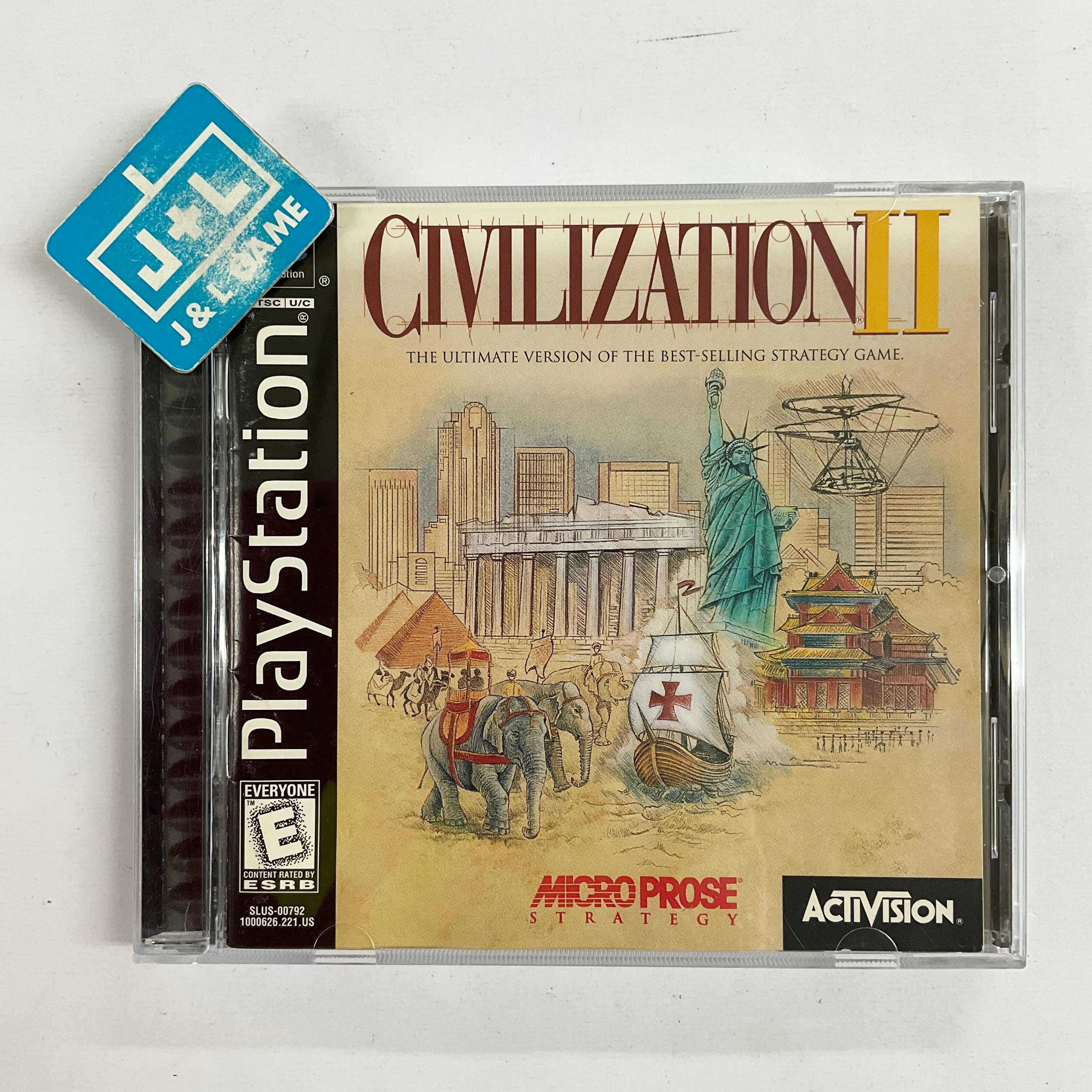 Civilization II - (PS1) PlayStation 1 [Pre-Owned] Video Games Activision   