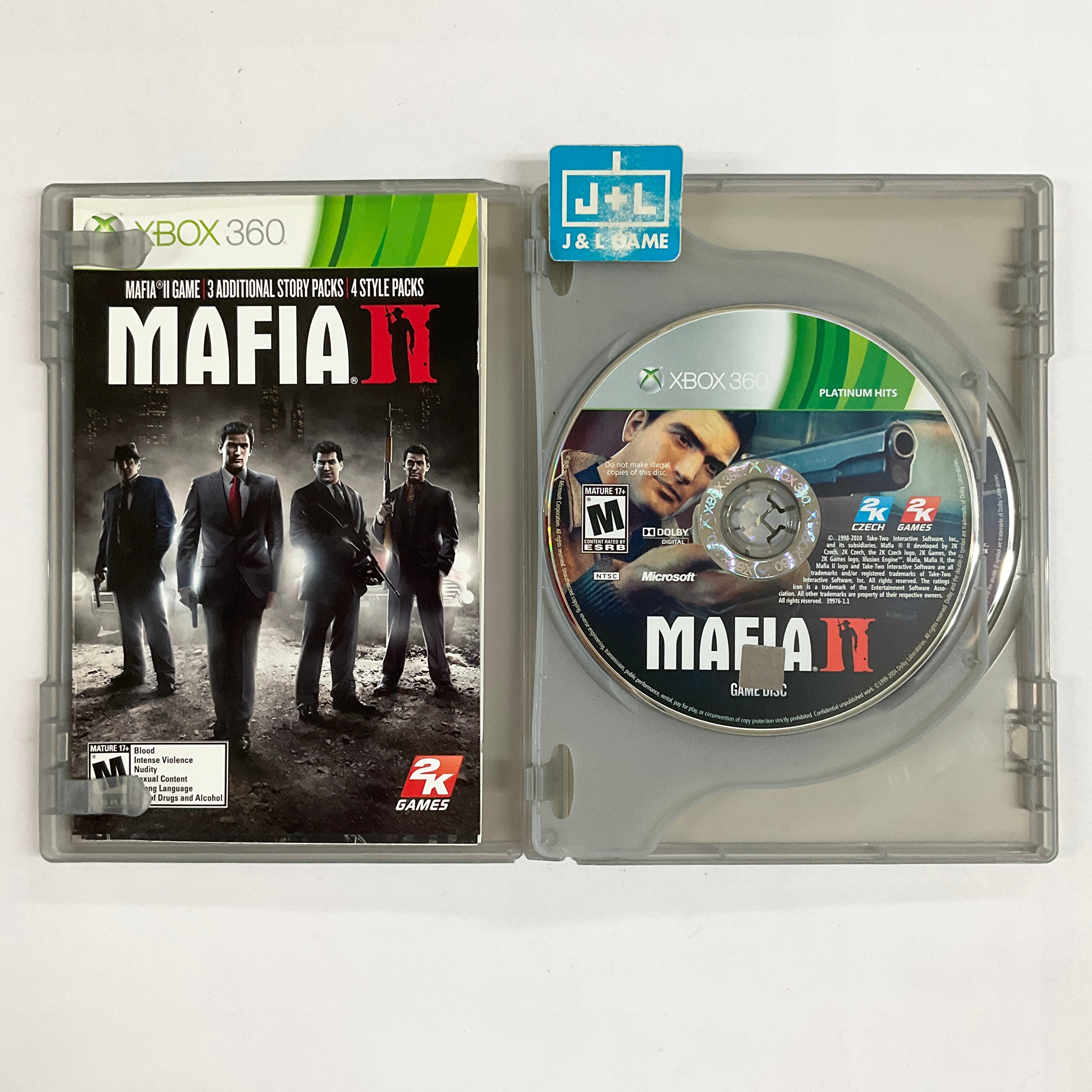 Mafia II (Platinum Hits) - Xbox 360 [Pre-Owned] Video Games 2K Games   