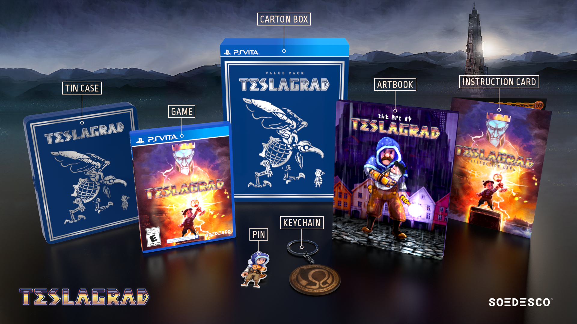 Teslagrad (Value Pack) - (PSV) PlayStation Vita Video Games Soedesco   