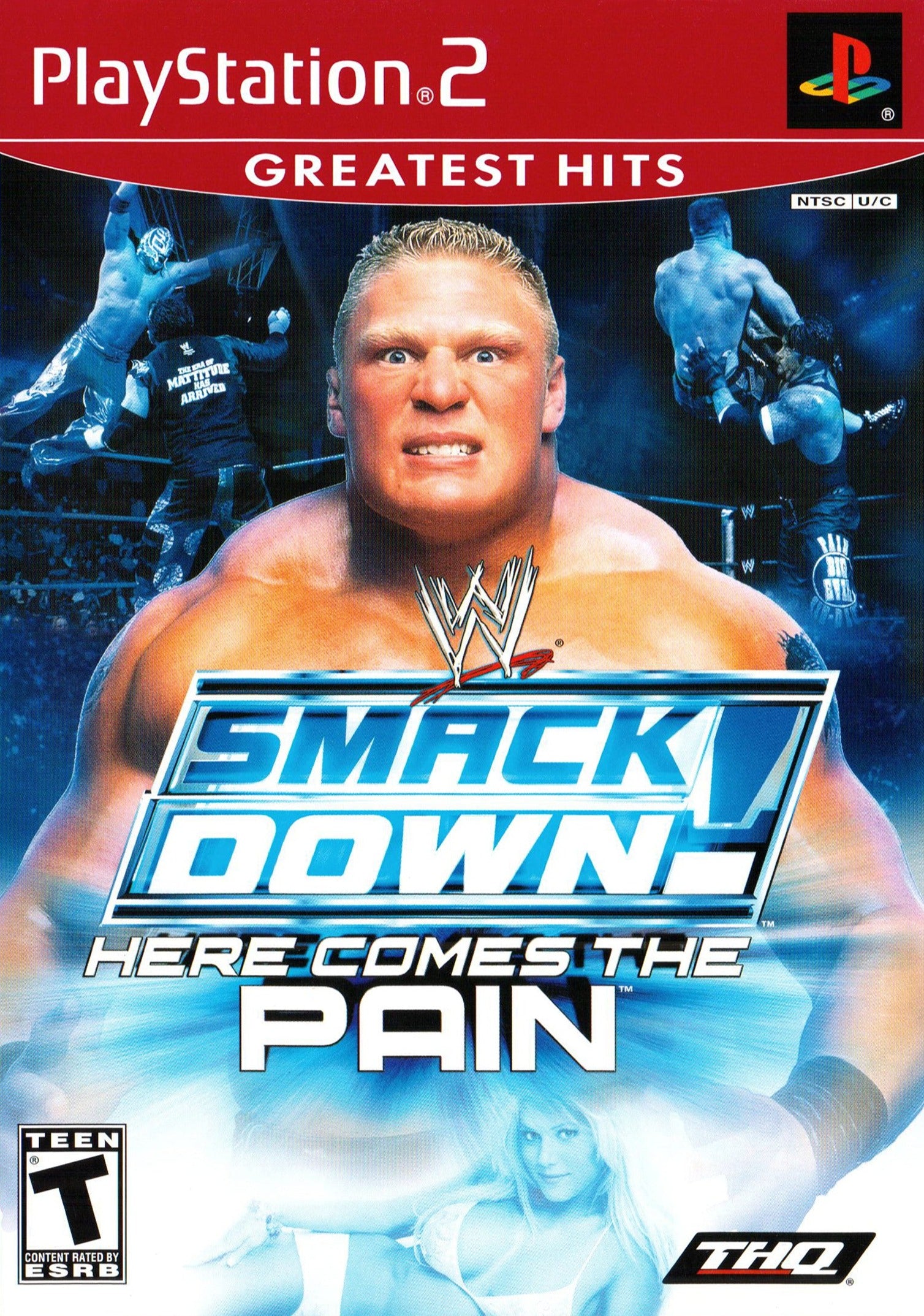 WWE SmackDown! Here Comes the Pain (Greatest Hits) - (PS2) PlayStation 2 [Pre-Owned] Video Games THQ   