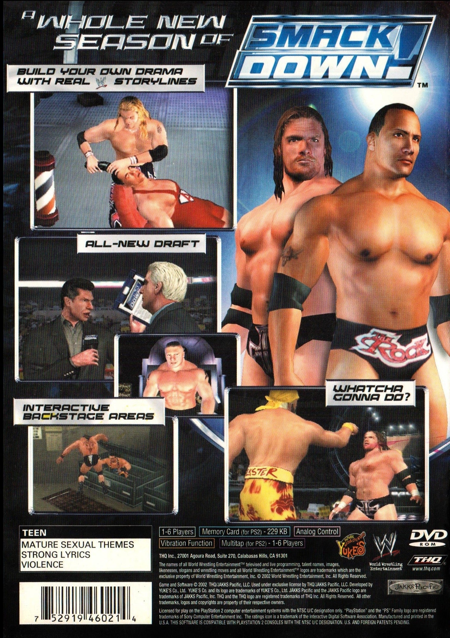 WWE SmackDown! Shut Your Mouth (Greatest Hits) - (PS2) PlayStation 2 [Pre-Owned] Video Games THQ   