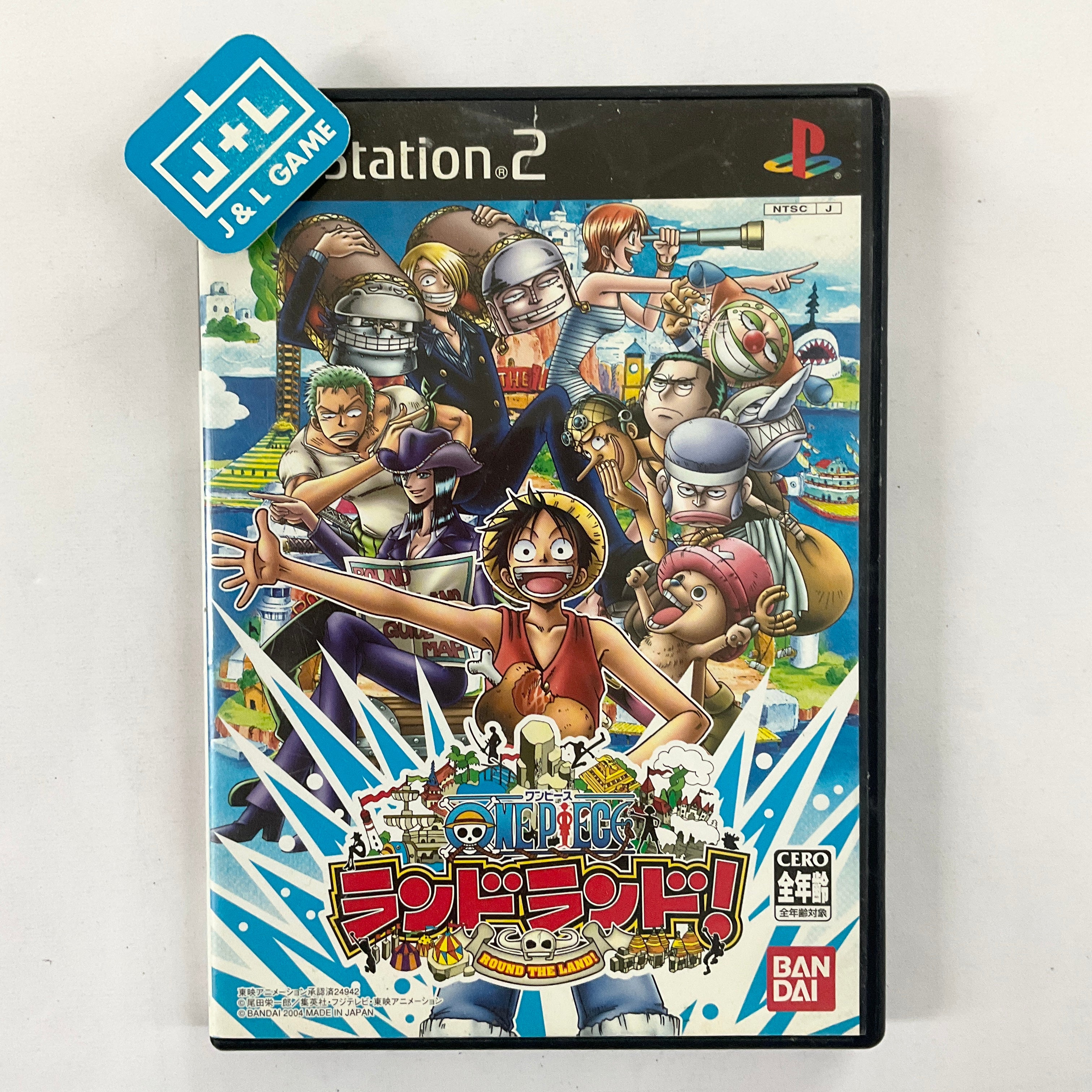 One Piece: Round the Land - (PS2) PlayStation 2 [Pre-Owned] (Japanese Import) Video Games Bandai   