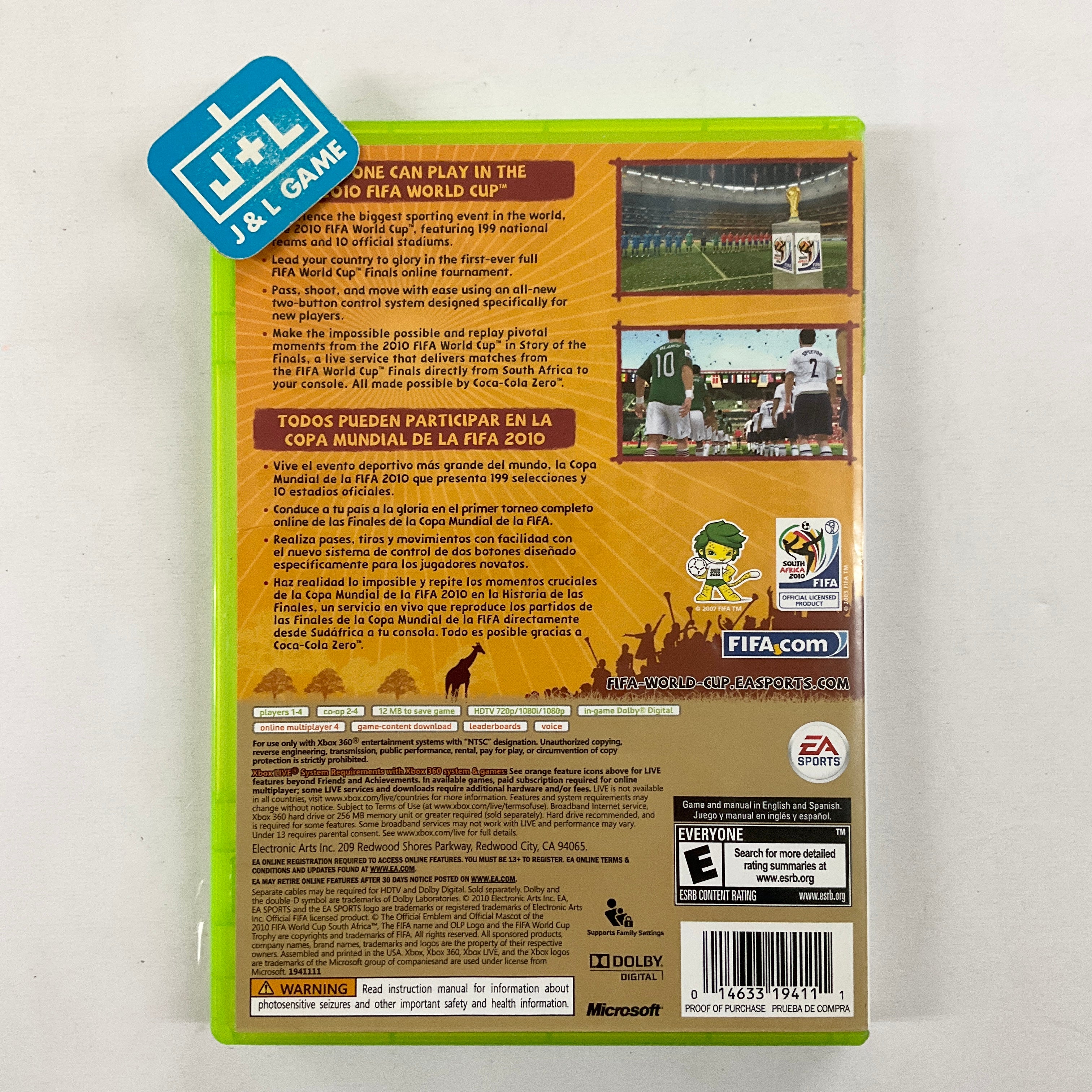 2010 FIFA World Cup South Africa - XBox 360 [Pre-Owned] Video Games Electronic Arts   