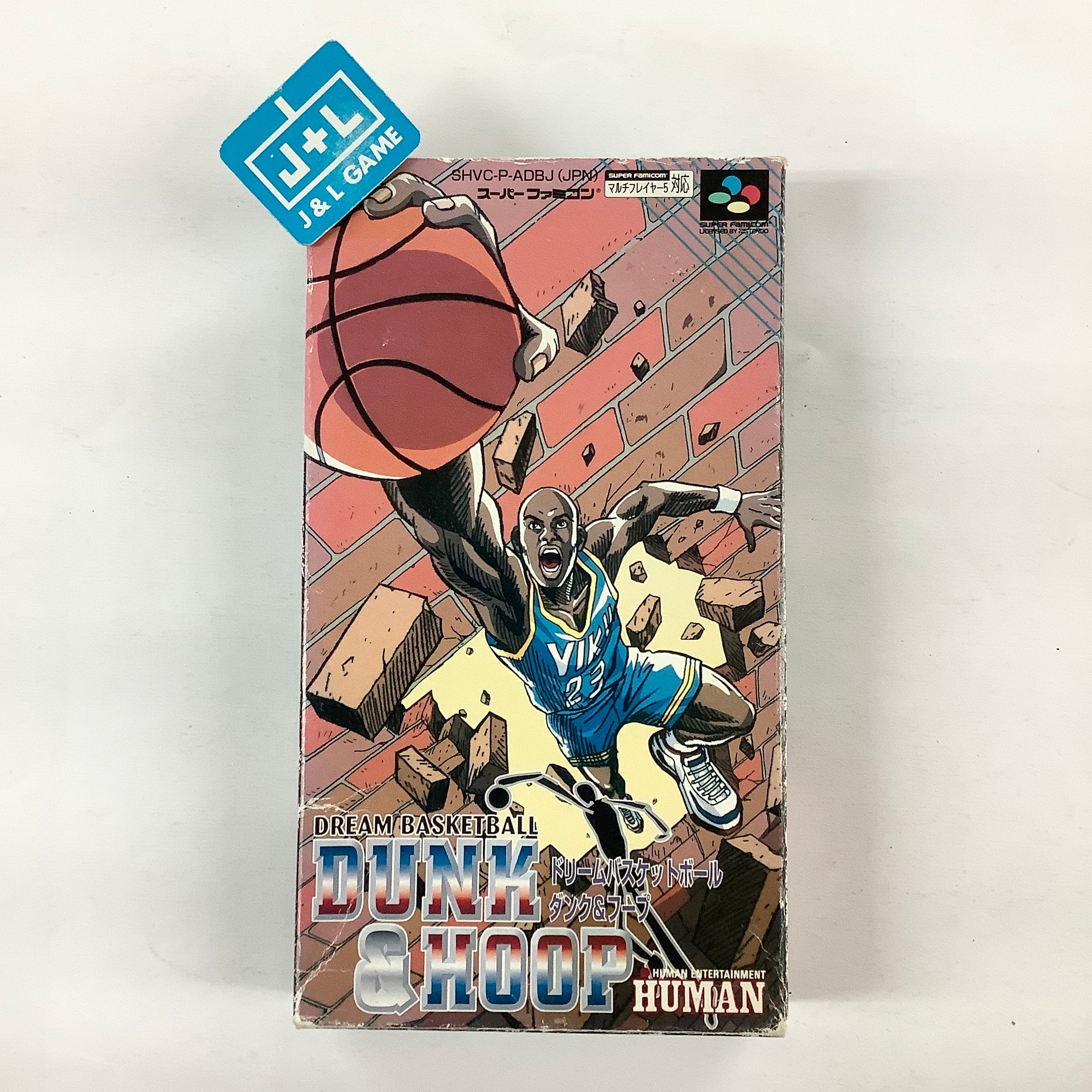 Dream Basketball: Dunk & Hoop - (SFC) Super Famicom [Pre-Owned] (Japanese Import) Video Games Human Entertainment   