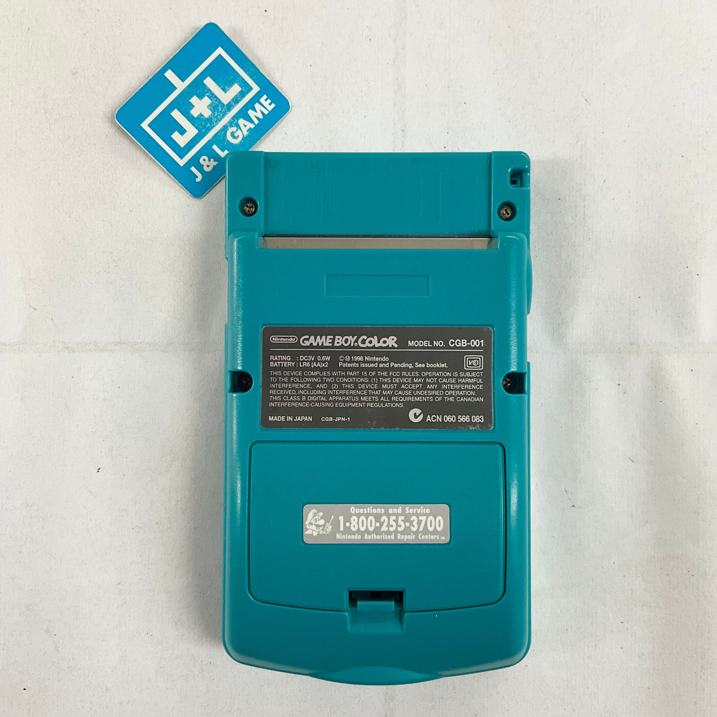 Nintendo Game Boy Color Console (Teal) - (GBC) Game Boy Color [Pre-Owned] Consoles Nintendo   