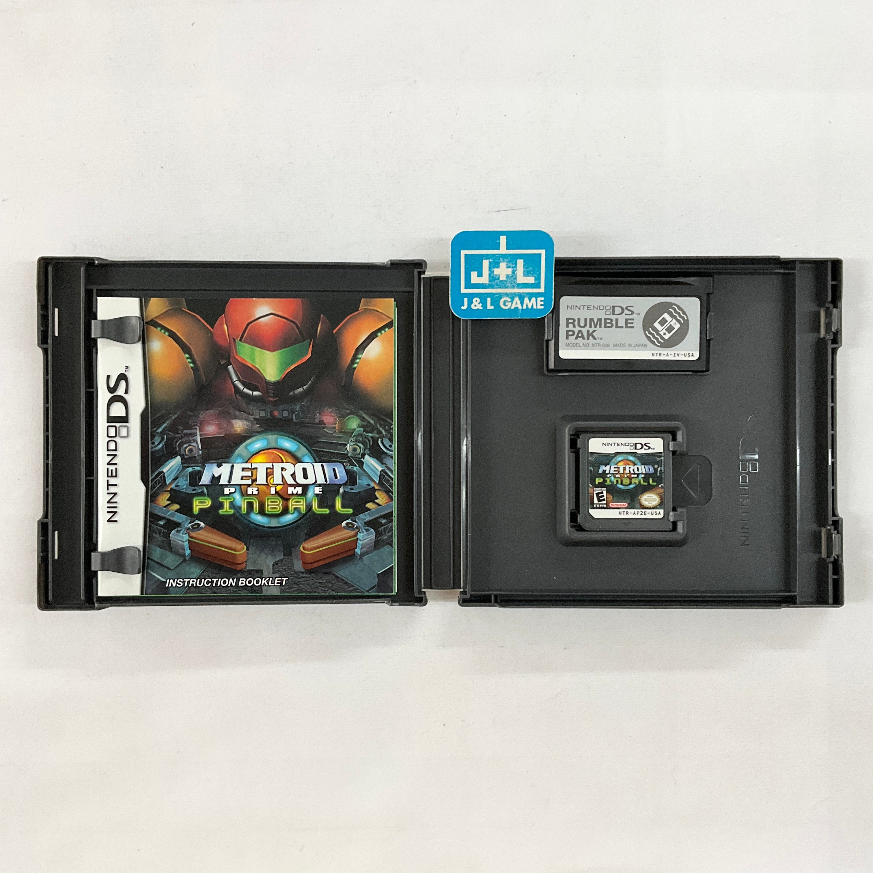 Metroid Prime Pinball (w/ Rumble Pak) - (NDS) Nintendo DS [Pre-Owned] Video Games Nintendo   