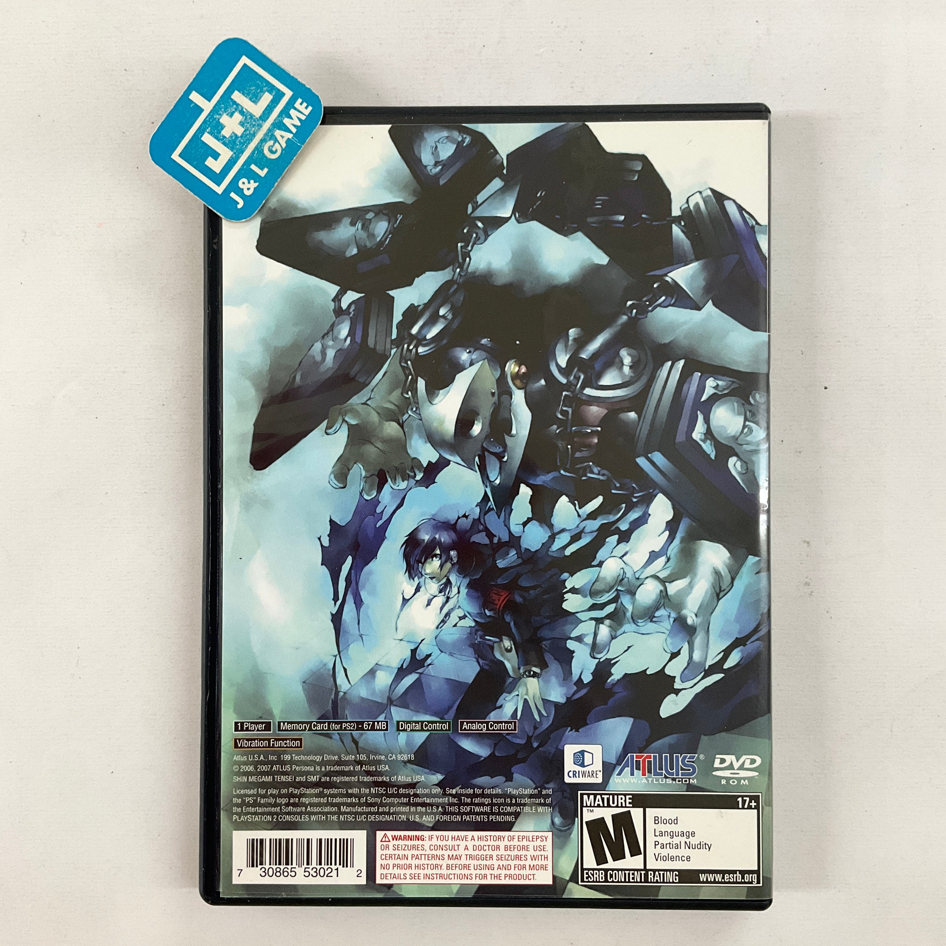 Shin Megami Tensei: Persona 3 (Limited Edition) - (PS2) PlayStation 2 [Pre-Owned] Video Games Atlus   