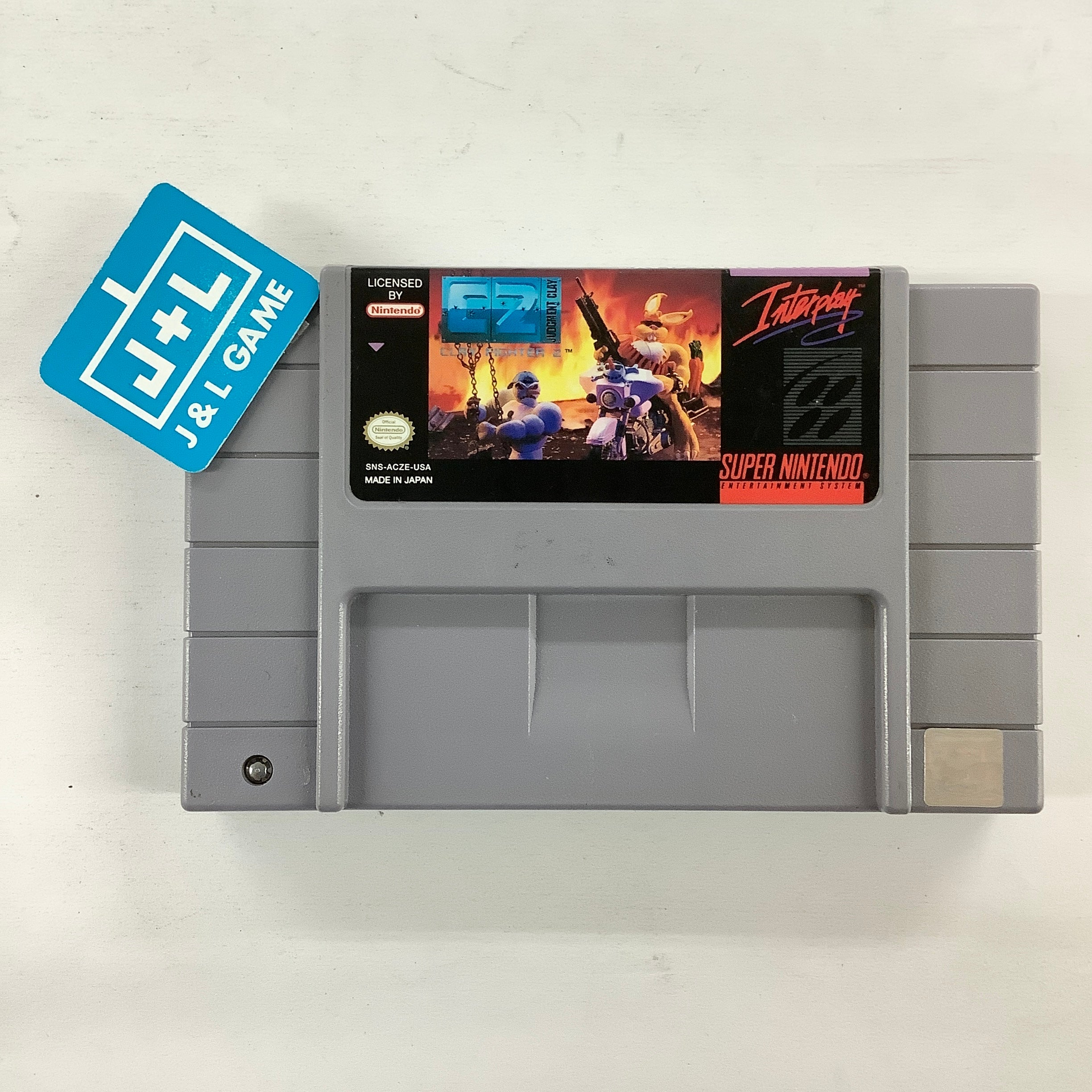 C2 - Clay Fighter 2: Judgment Clay - (SNES) Super Nintendo [Pre-Owned] Video Games Interplay   