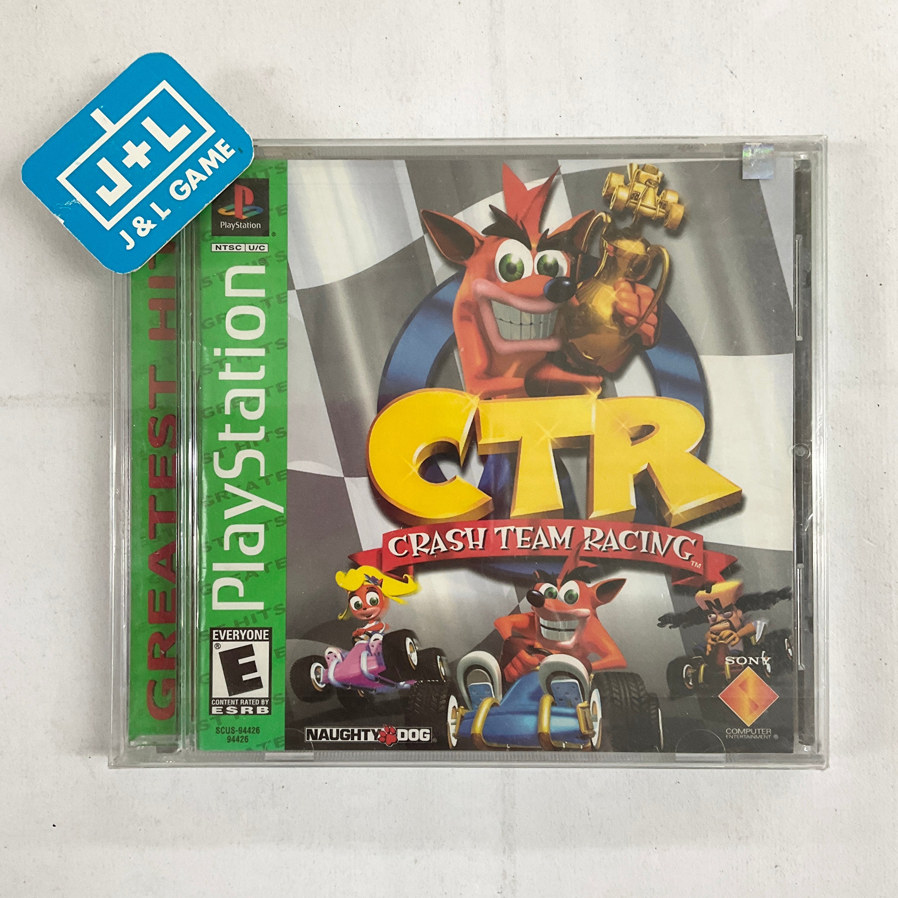 CTR Crash Team Racing (Greatest Hits) - (PS1) PlayStation 1 Video Games SCEA   