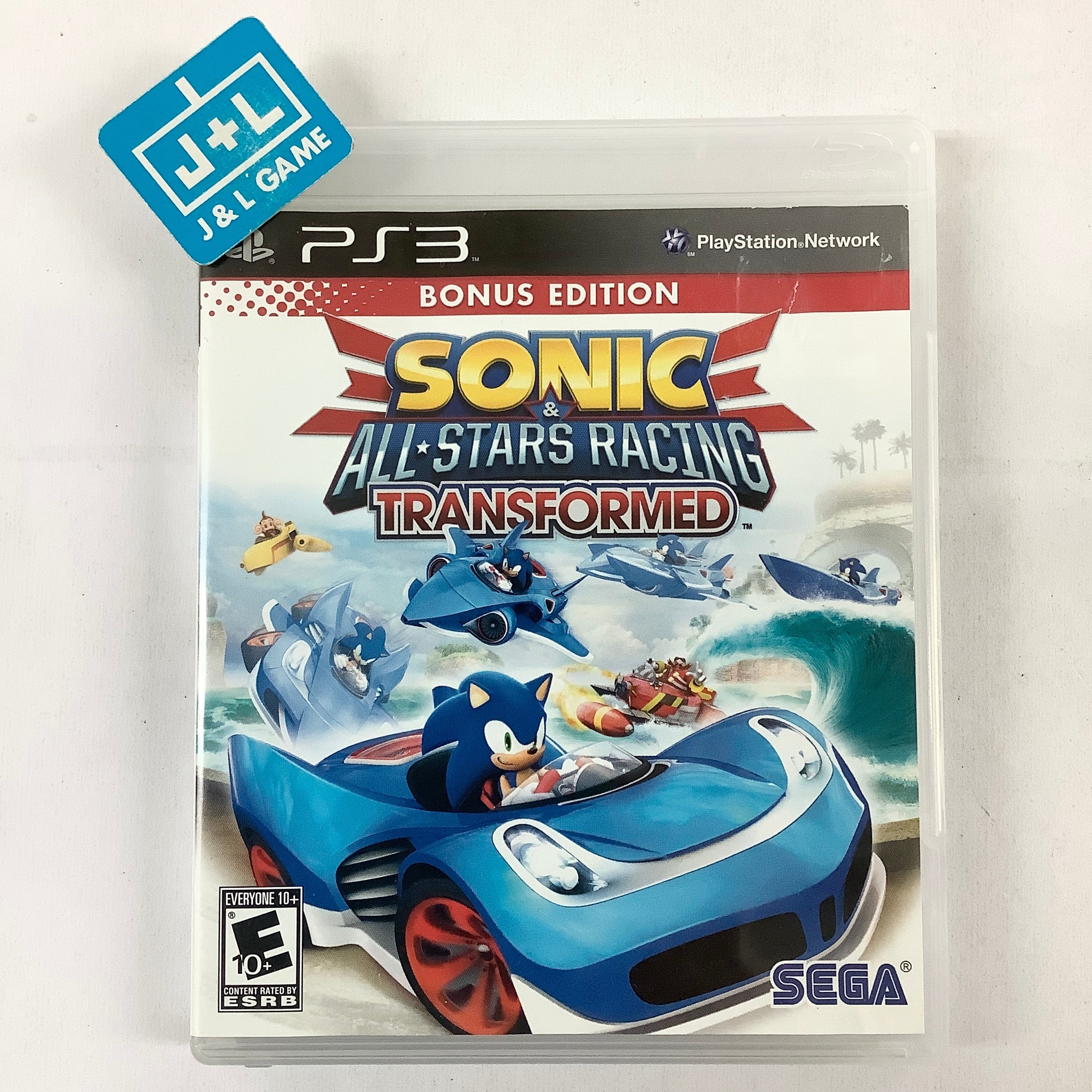 Sonic & All-Stars Racing Transformed (Bonus Edition) - (PS3) PlayStation 3 [Pre-Owned] Video Games Sega   