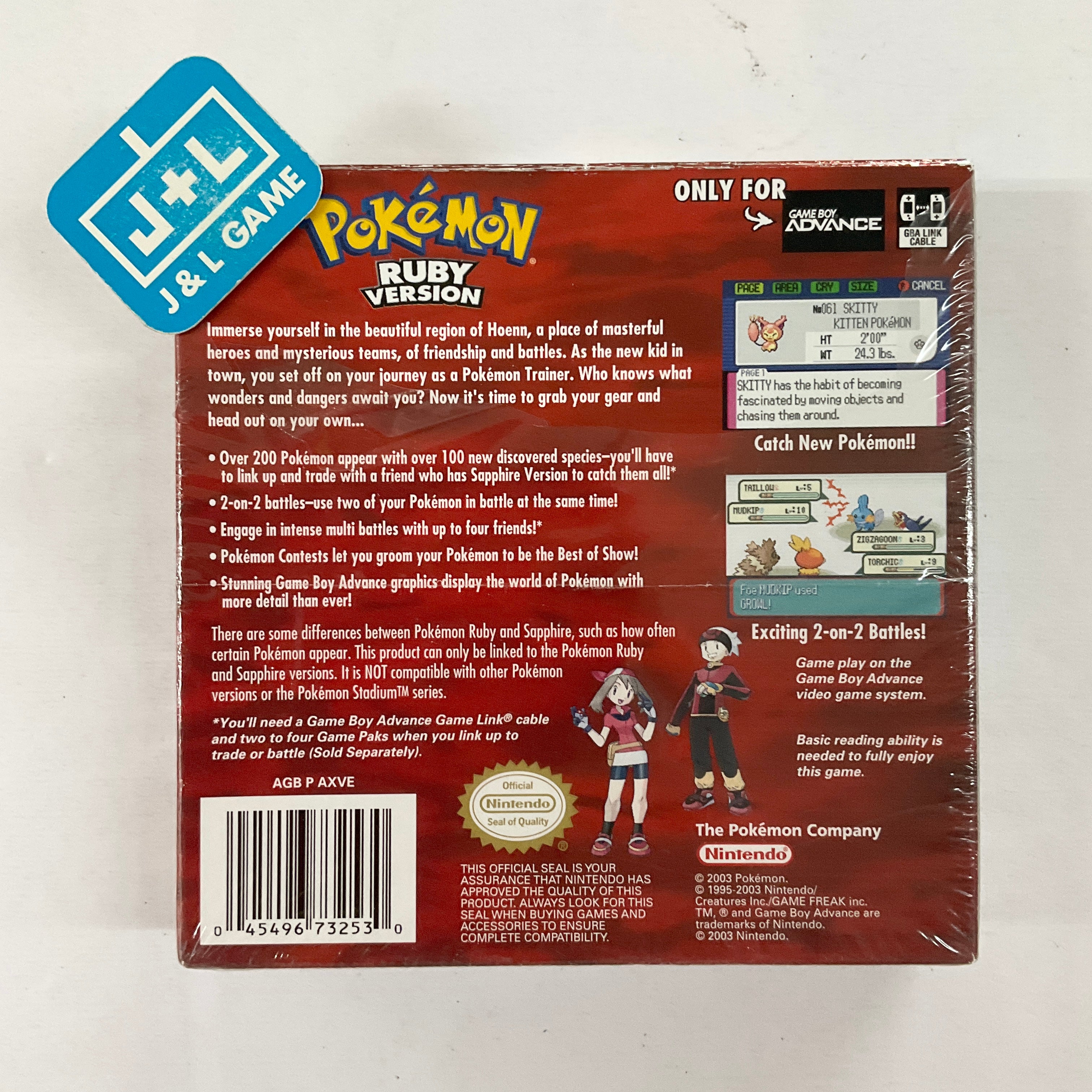 Pokemon Ruby Version - (GBA) Game Boy Advance [Pre-Owned] Video Games Nintendo   