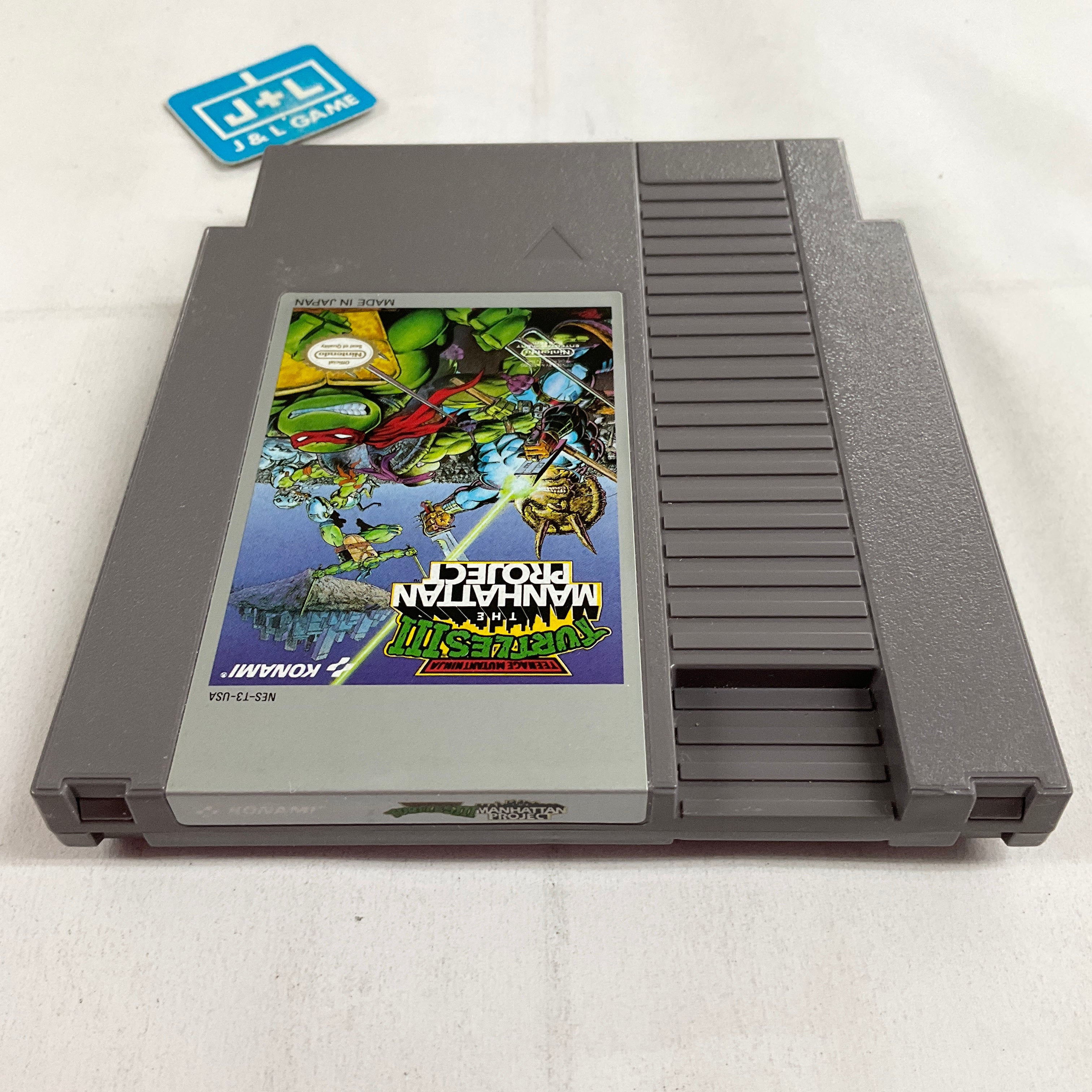 Teenage Mutant Ninja Turtles III: The Manhattan Project - (NES) Nintendo Entertainment System [Pre-Owned] Video Games Konami   