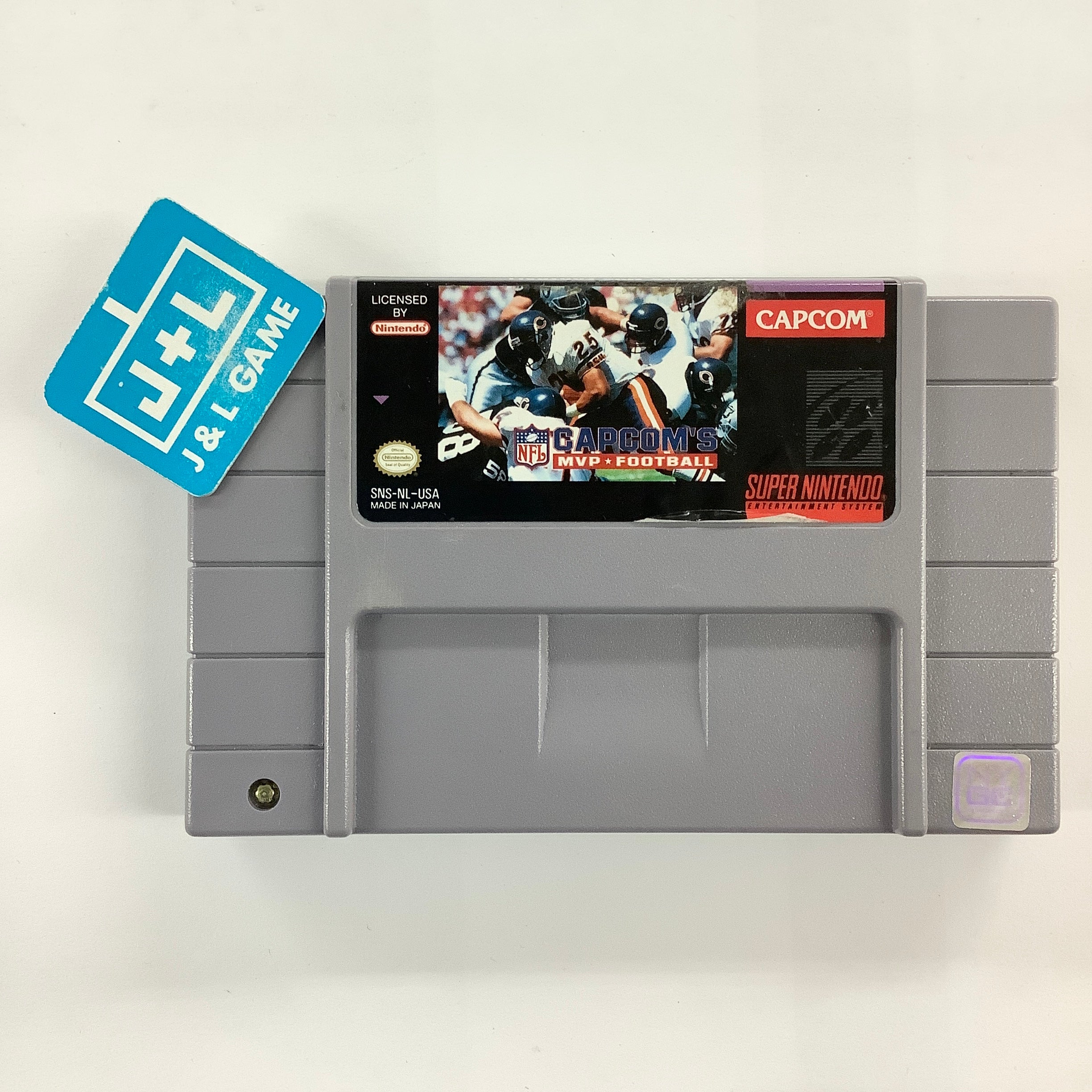 Capcom's MVP Football - (SNES) Super Nintendo [Pre-Owned] Video Games Capcom   