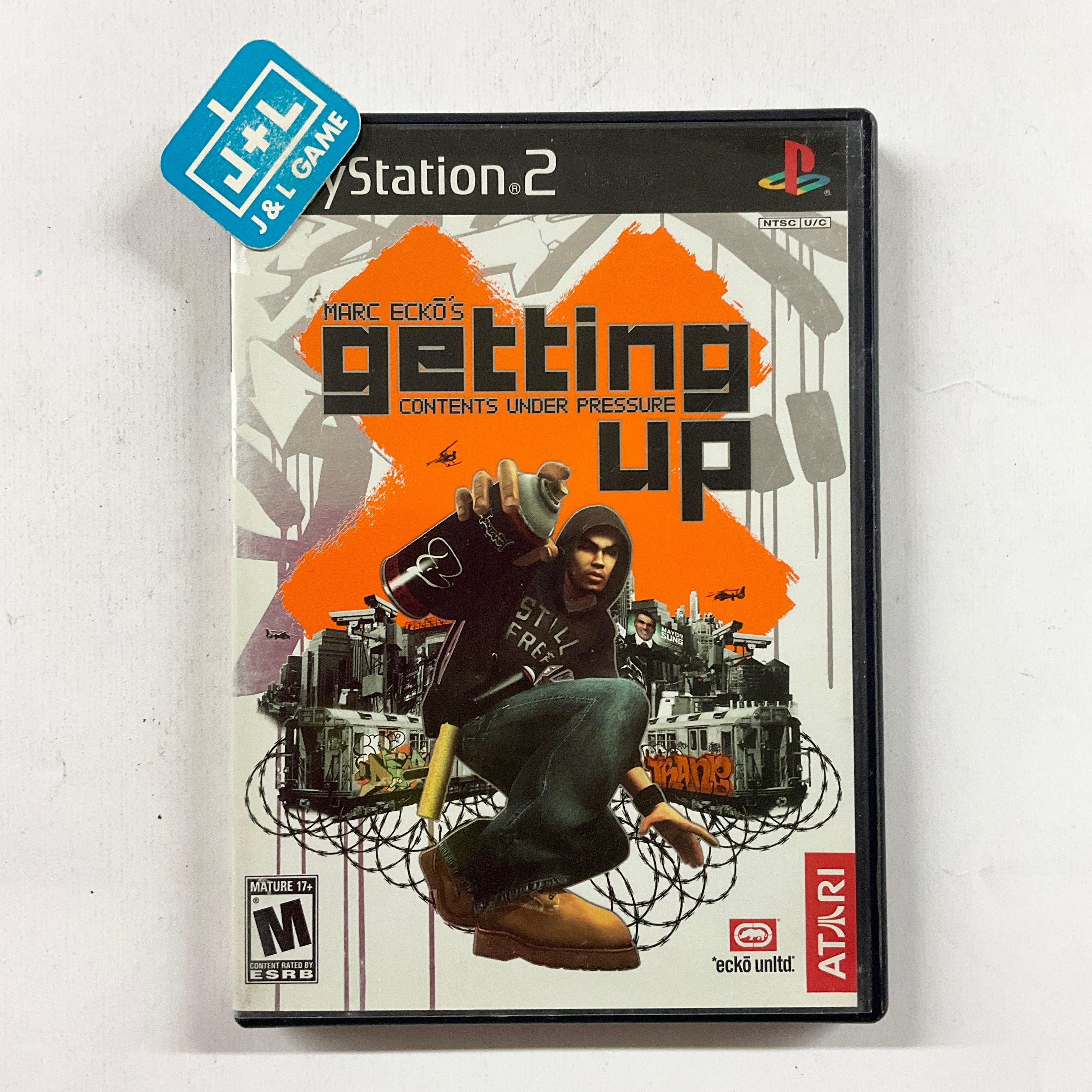 Marc Ecko's Getting Up: Contents Under Pressure - (PS2) PlayStation 2 [Pre-Owned] Video Games Atari SA   