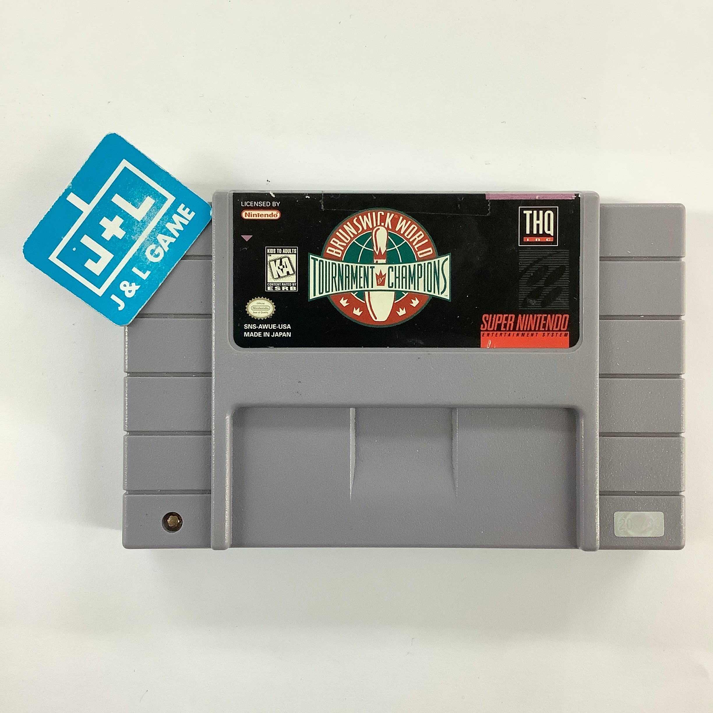 Brunswick World Tournament of Champions - (SNES) Super Nintendo [Pre-Owned] Video Games THQ   