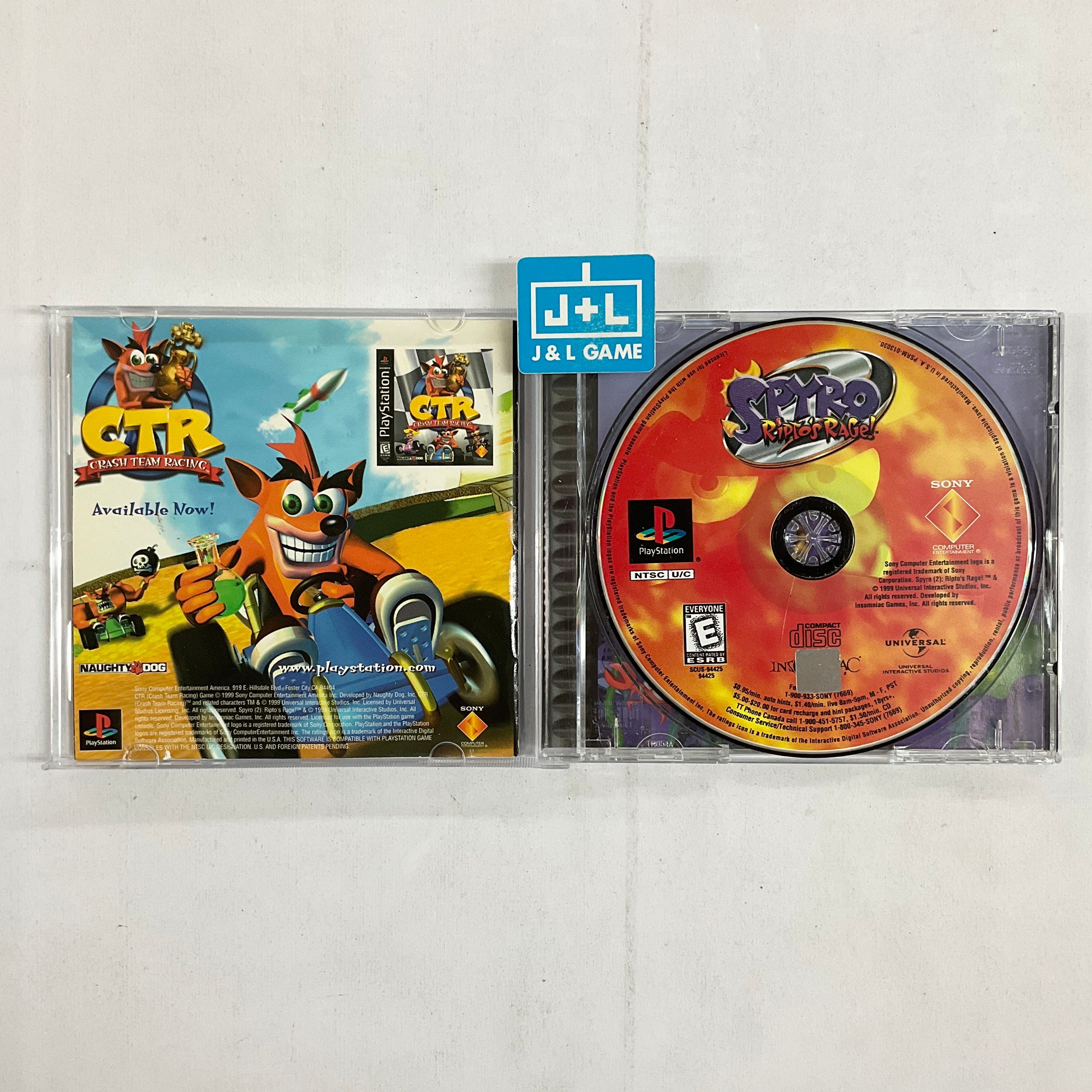 Spyro 2: Ripto's Rage! - (PS1) PlayStation 1 [Pre-Owned] Video Games SCEA   