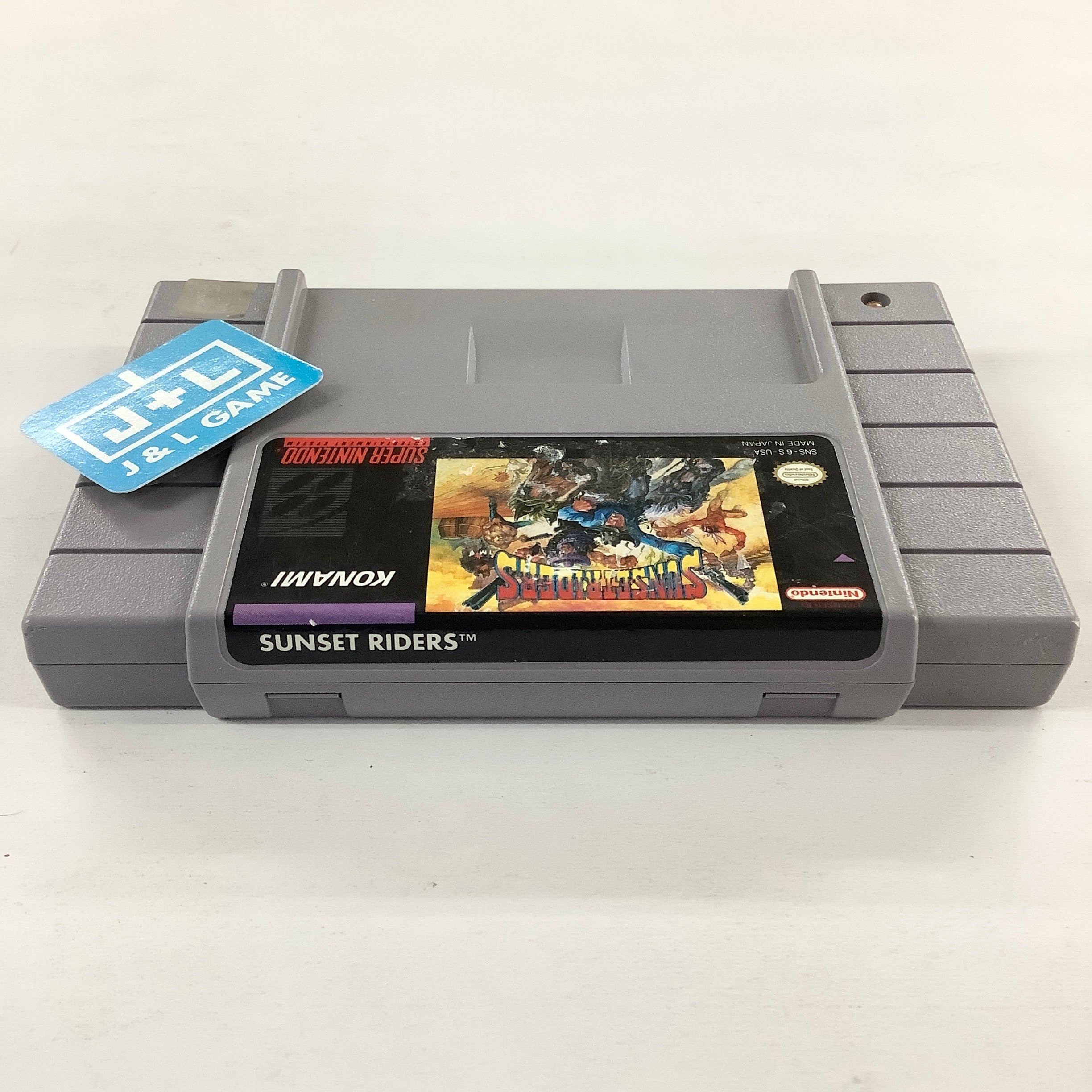 Sunset Riders - (SNES) Super Nintendo [Pre-Owned] Video Games Konami   