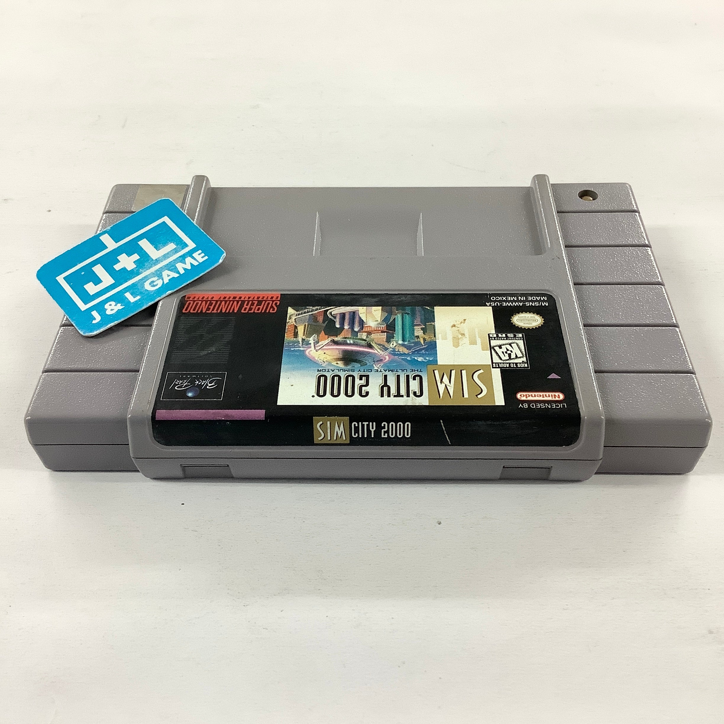 SimCity 2000 - (SNES) Super Nintendo [Pre-Owned] Video Games Black Pearl   