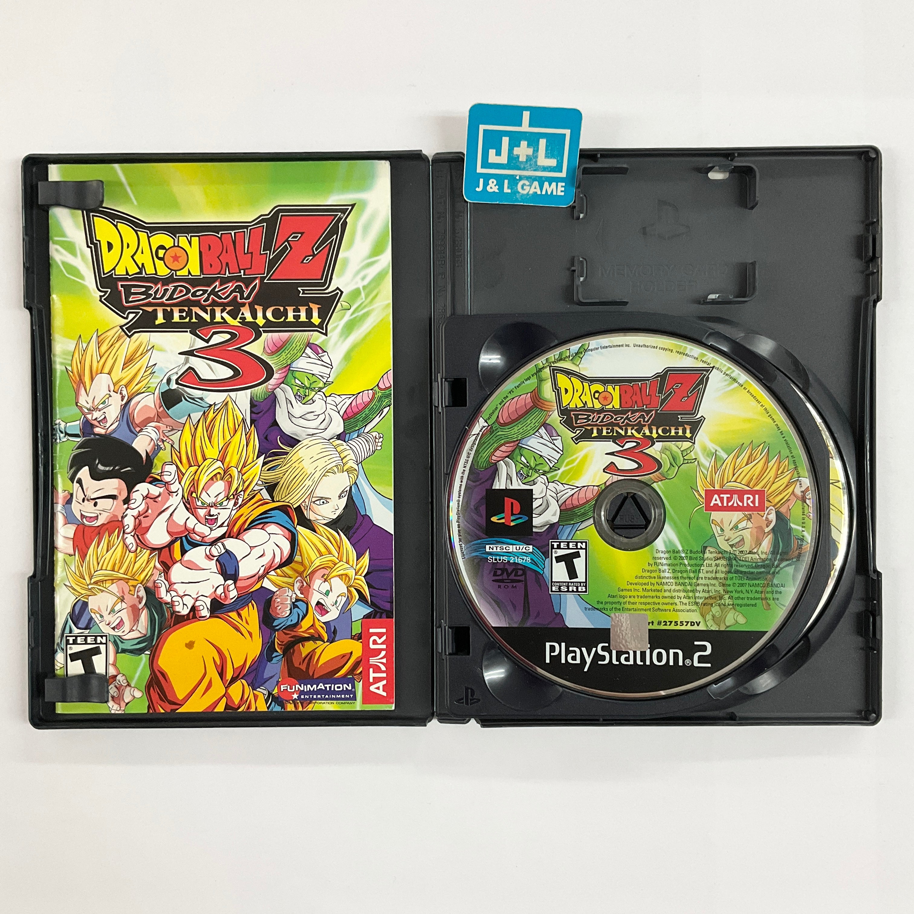 Dragon Ball Z Budokai Tenkaichi 3 with Bonus Disc - (PS2) PlayStation 2 [Pre-Owned] Video Games Atari Inc.   