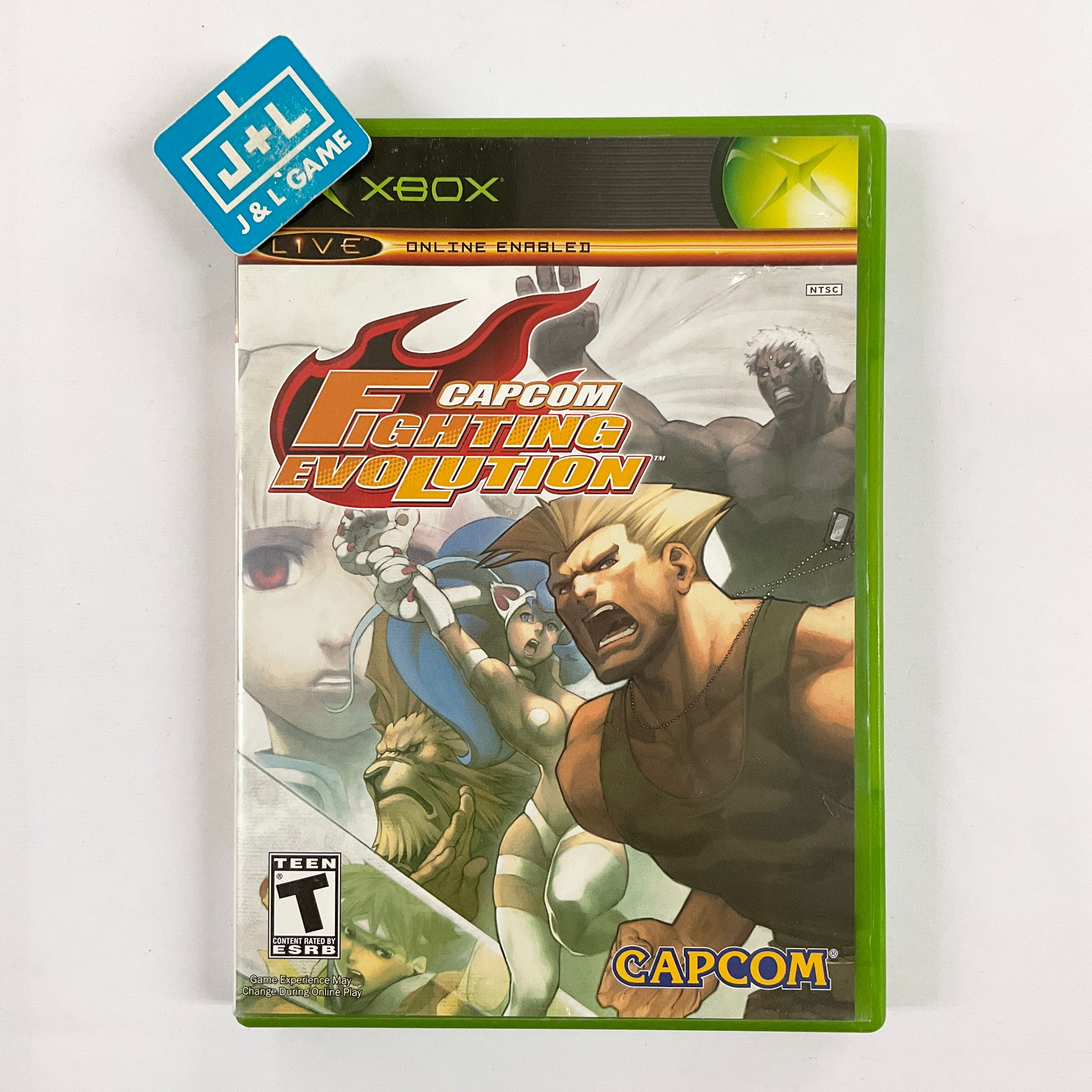 Capcom Fighting Evolution - (XB) Xbox [Pre-Owned] Video Games Capcom   