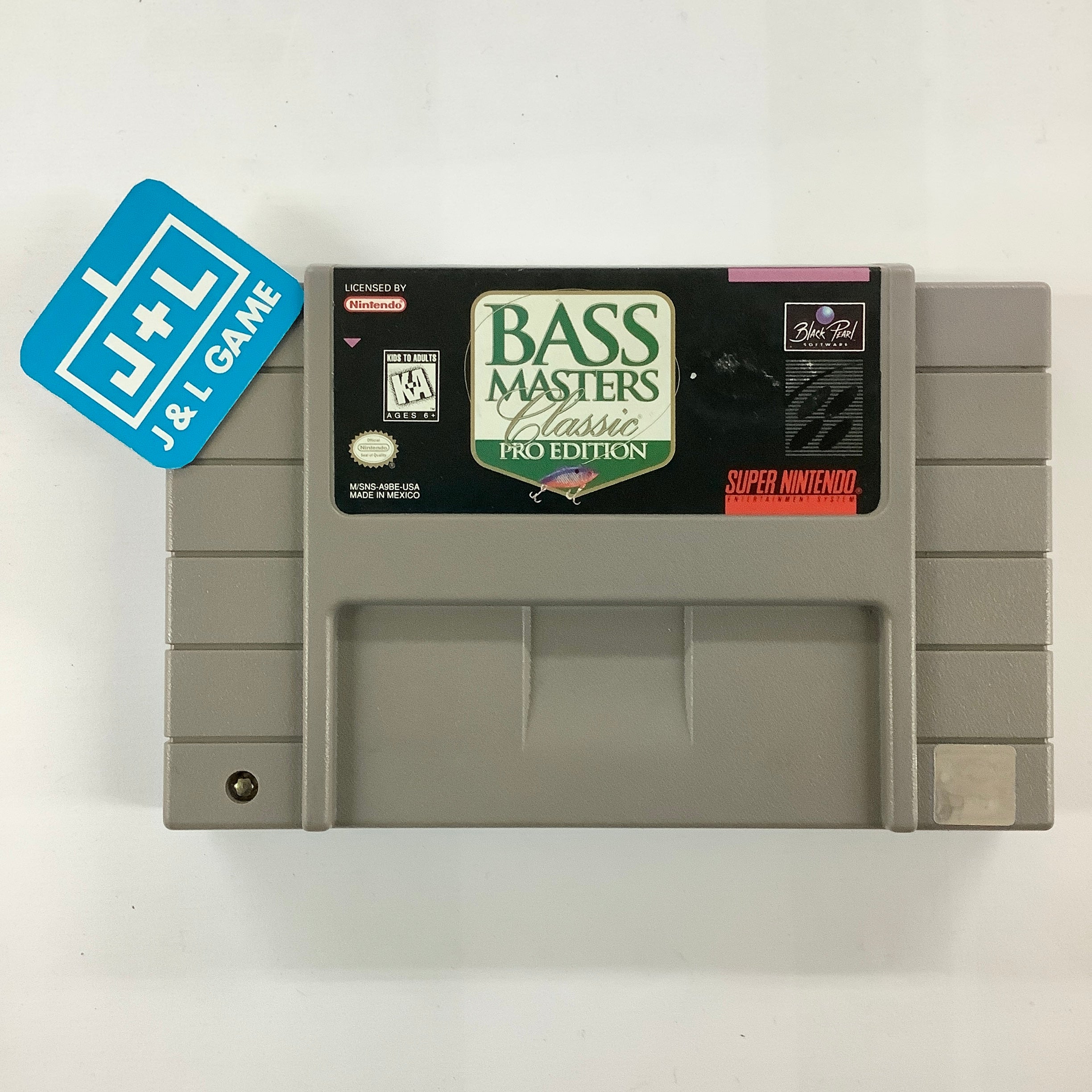 Bass Masters Classic: Pro Edition - (SNES) Super Nintendo [Pre-Owned] Video Games Black Pearl   