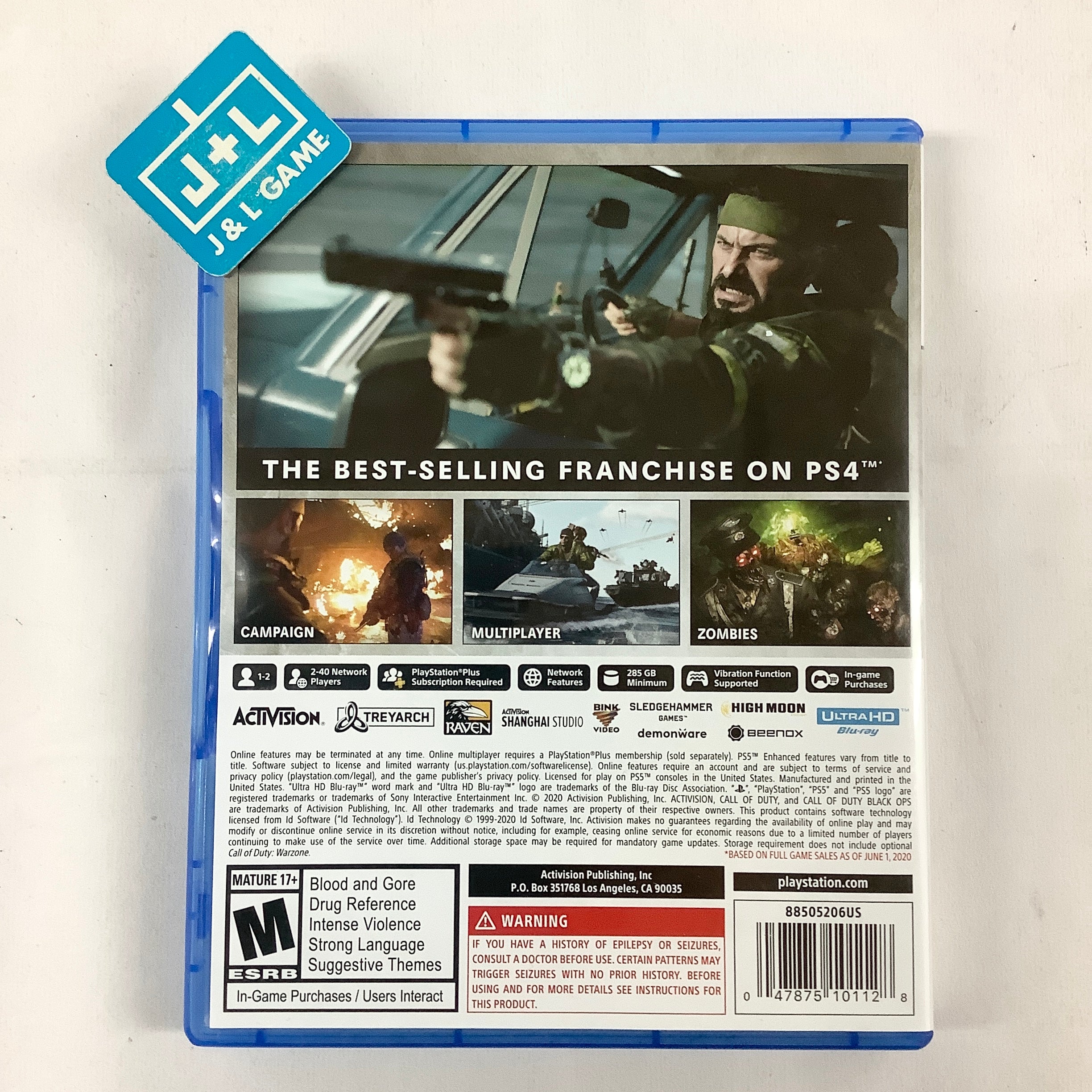 Call of Duty: Black Ops Cold War - (PS5) PlayStation 5 [Pre-Owned] Video Games ACTIVISION   