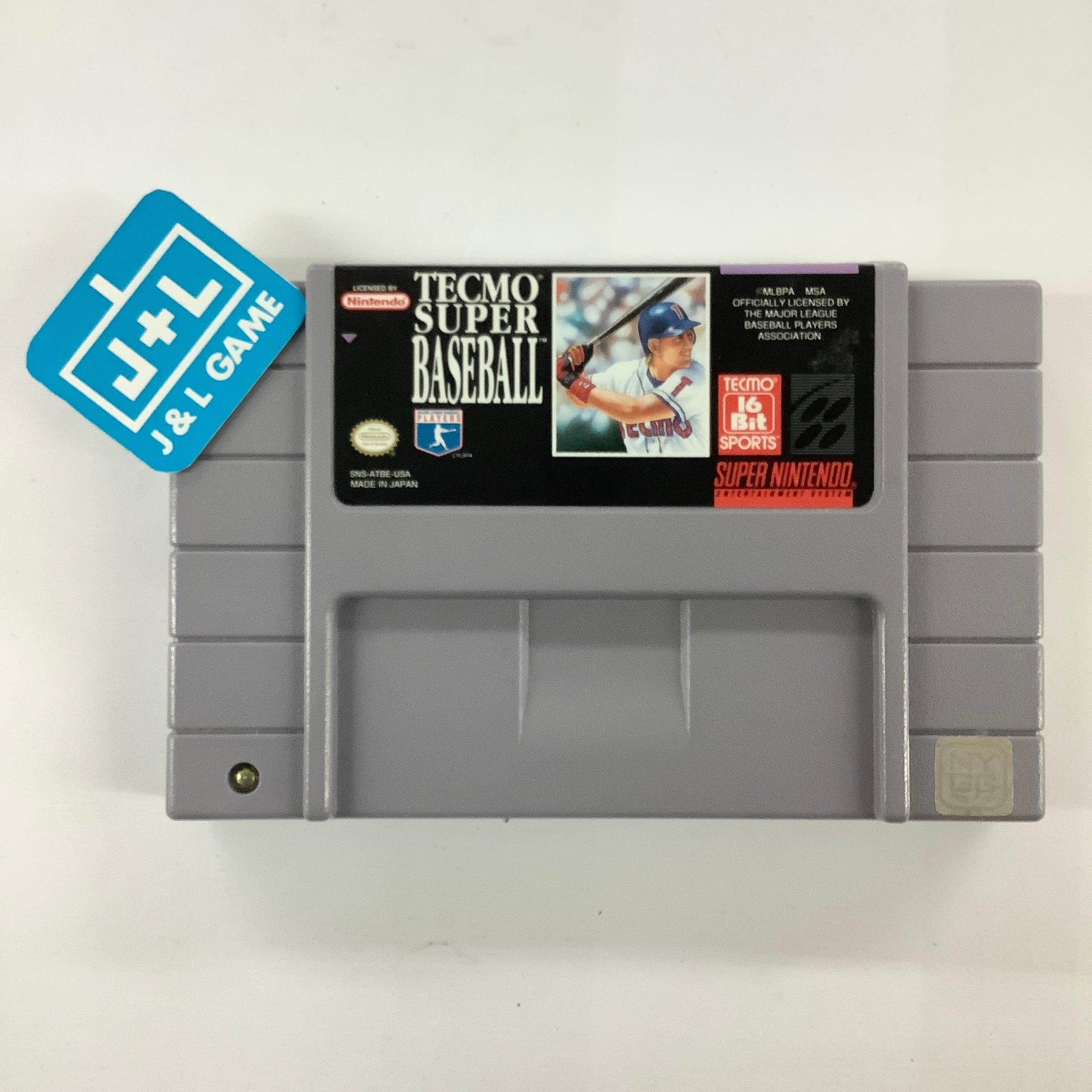 Tecmo Super Baseball - (SNES) Super Nintendo [Pre-Owned] Video Games Tecmo   