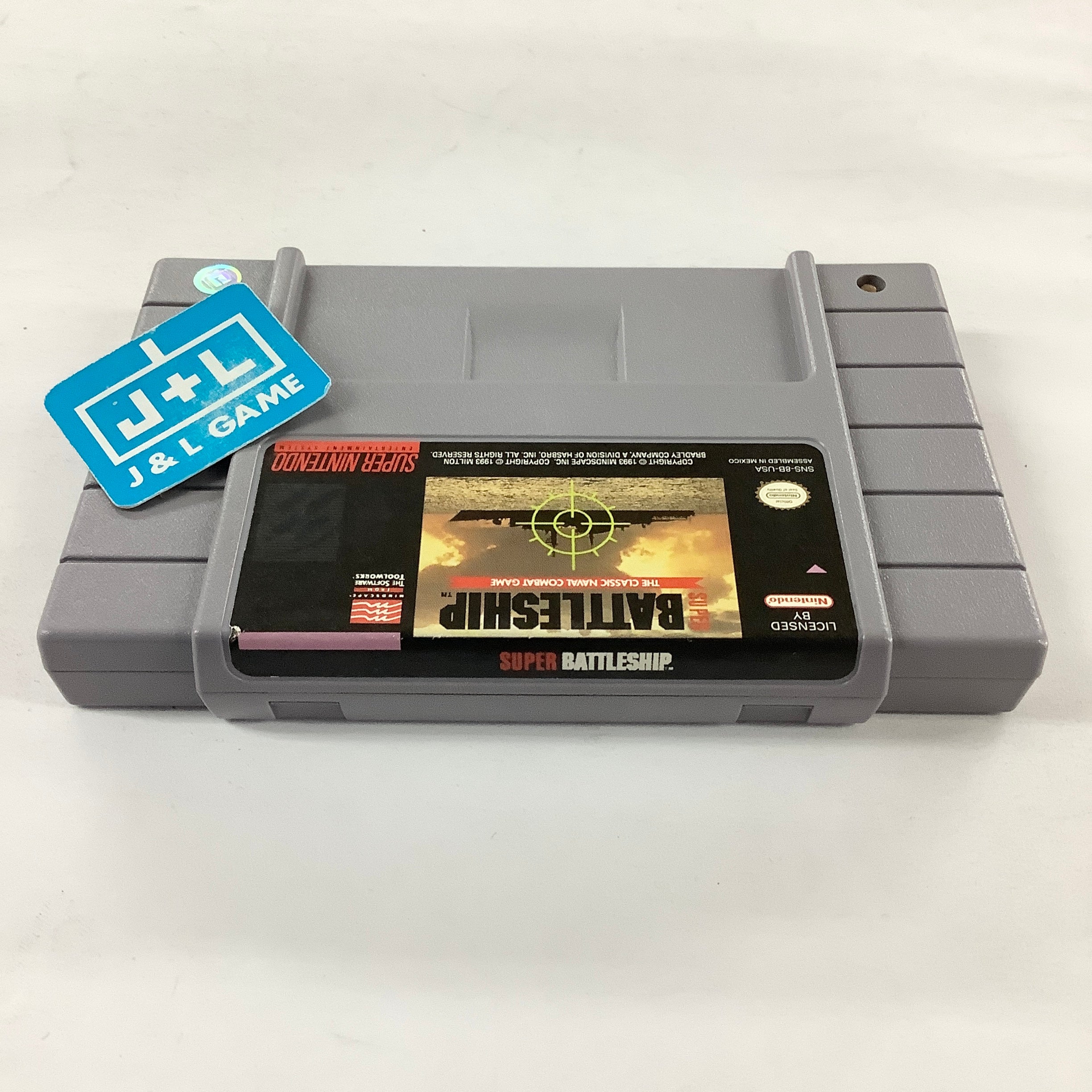 Super Battleship - (SNES) Super Nintendo [Pre-Owned] Video Games Mindscape   