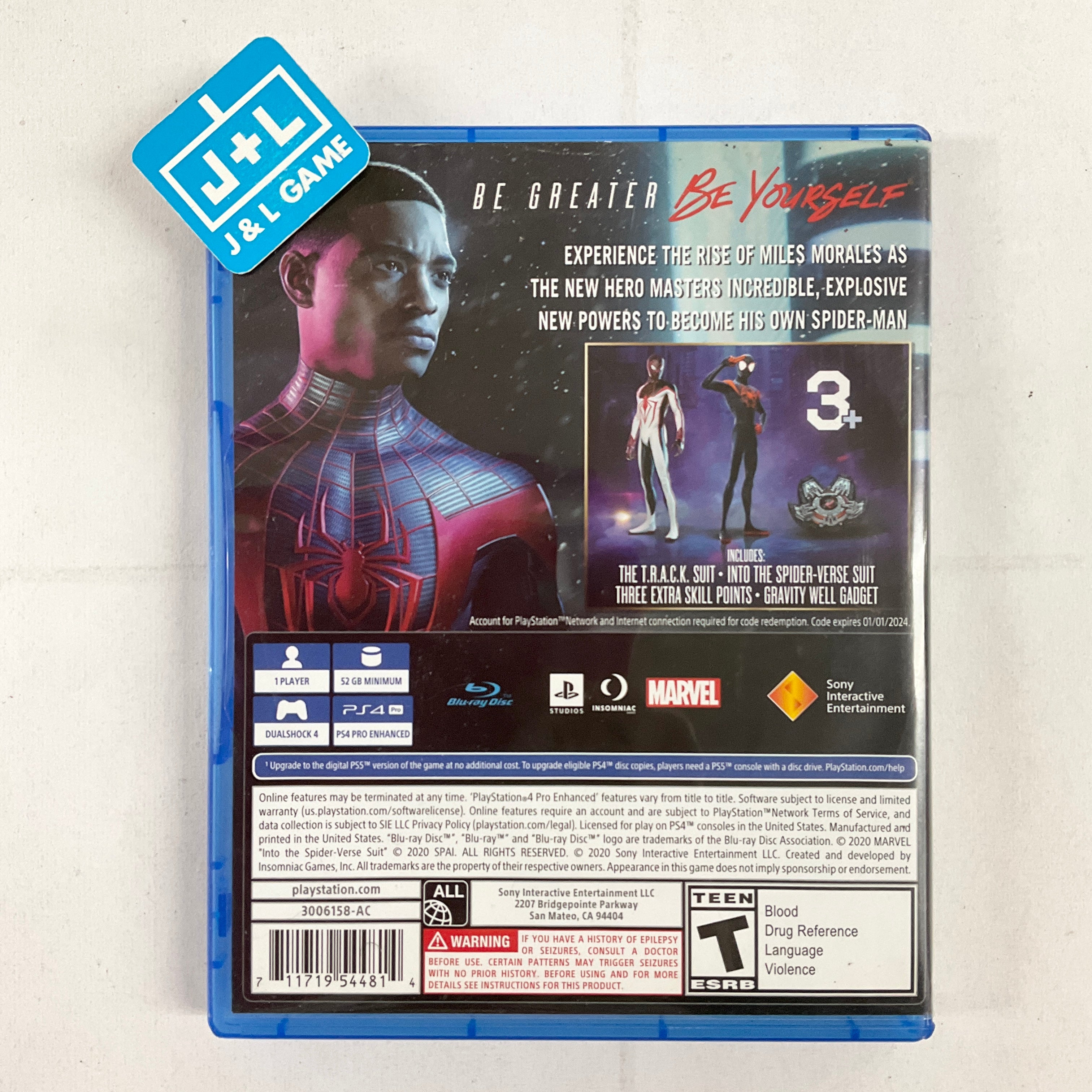 Marvel's Spider-Man: Miles Morales Launch Edition - (PS4) PlayStation 4 [Pre-Owned] Video Games PlayStation   