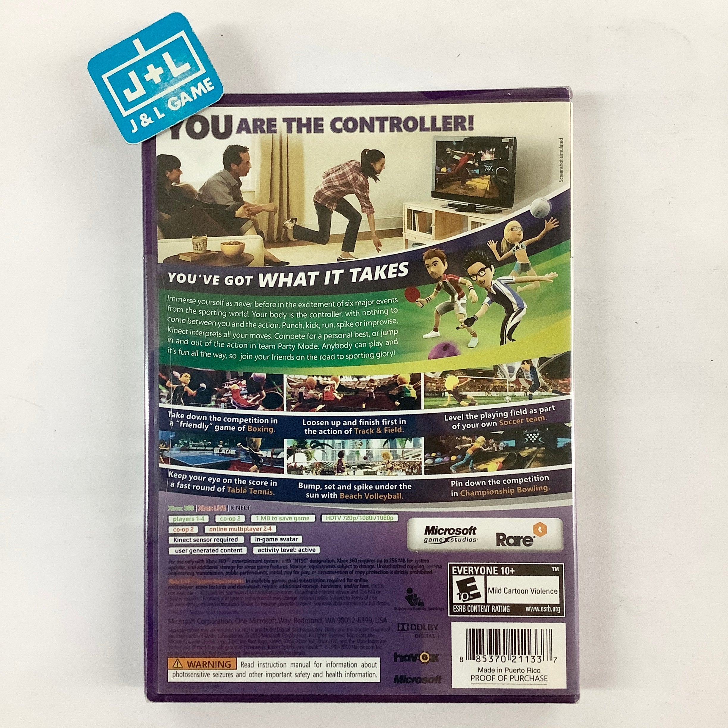 Kinect Sports (Kinect Required) - Xbox 360 Video Games Microsoft Game Studios   