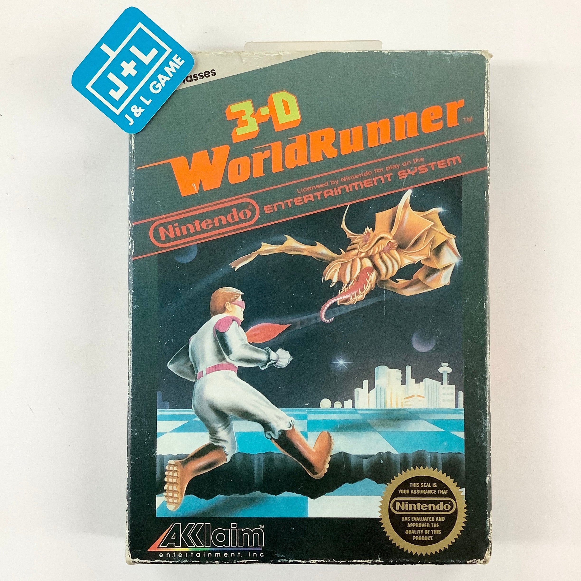 3-D WorldRunner - (NES) Nintendo Entertainment System [Pre-Owned] Video Games Acclaim   