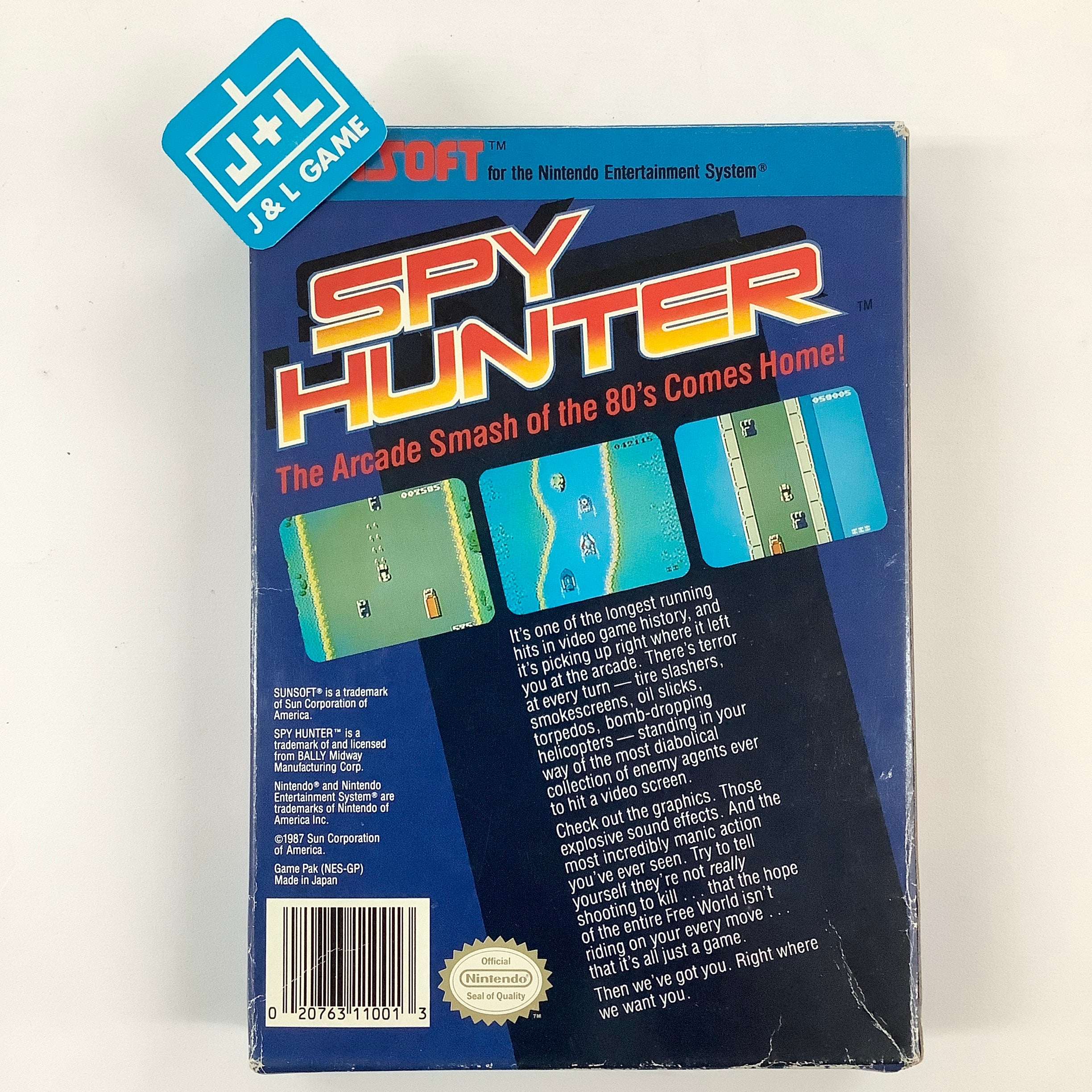 Spy Hunter - (NES) Nintendo Entertainment System [Pre-Owned] Video Games SunSoft   